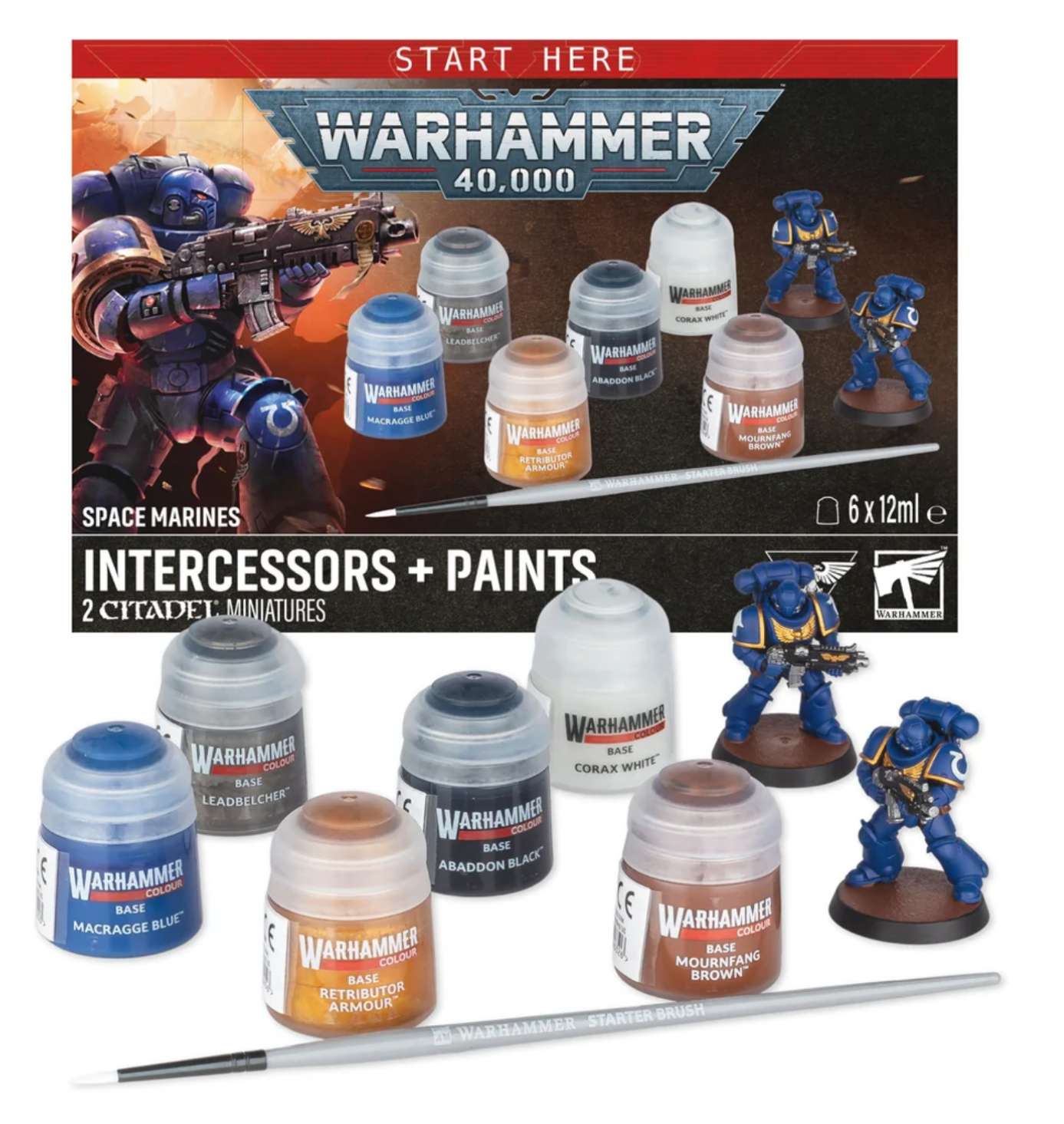 Space Marines Intercessors + Paints