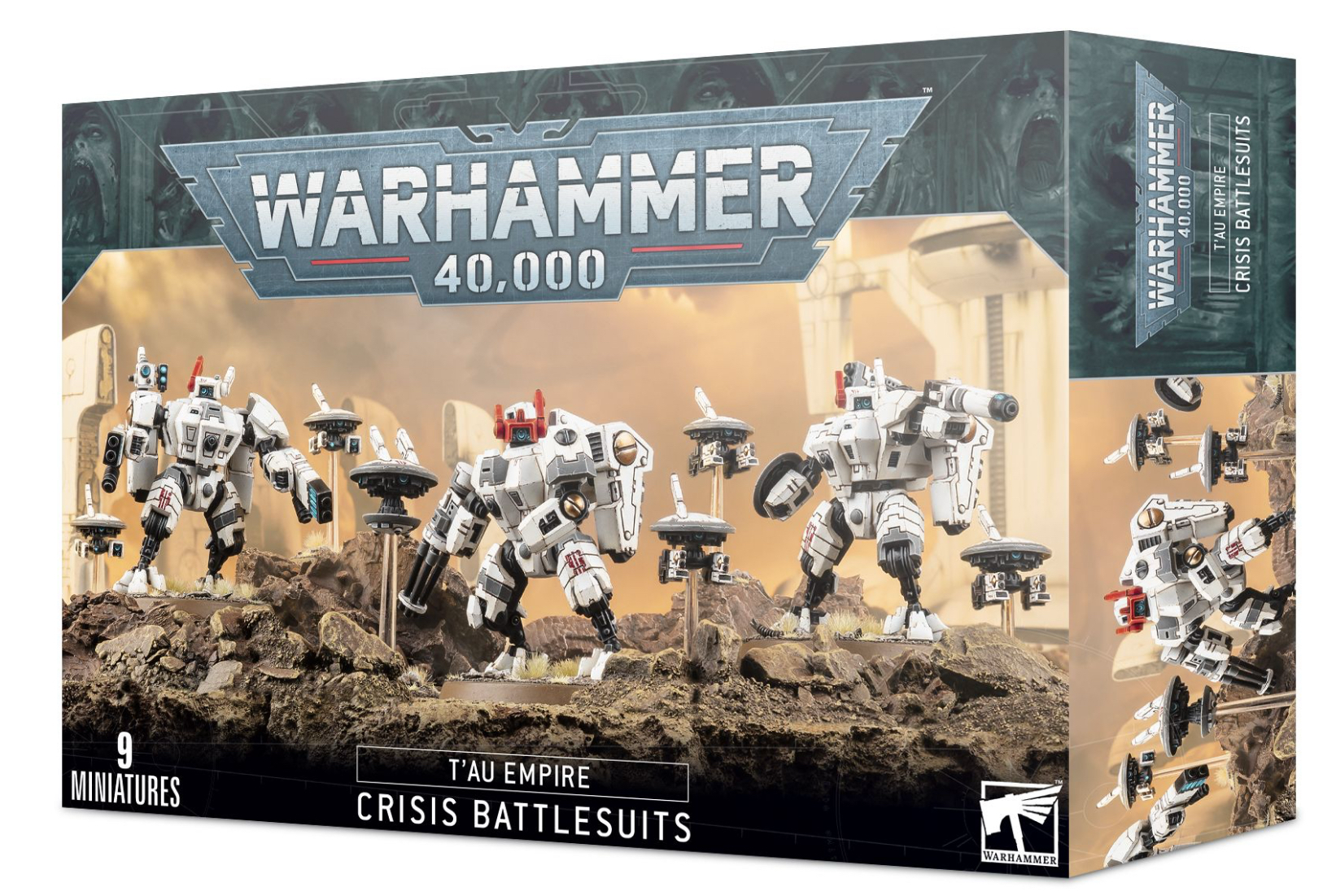 T’au Empire Crisis Battlesuit Team