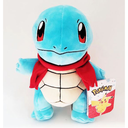 Pokemon 8" Squirtle Plush with Red Scarf (Seasonal)