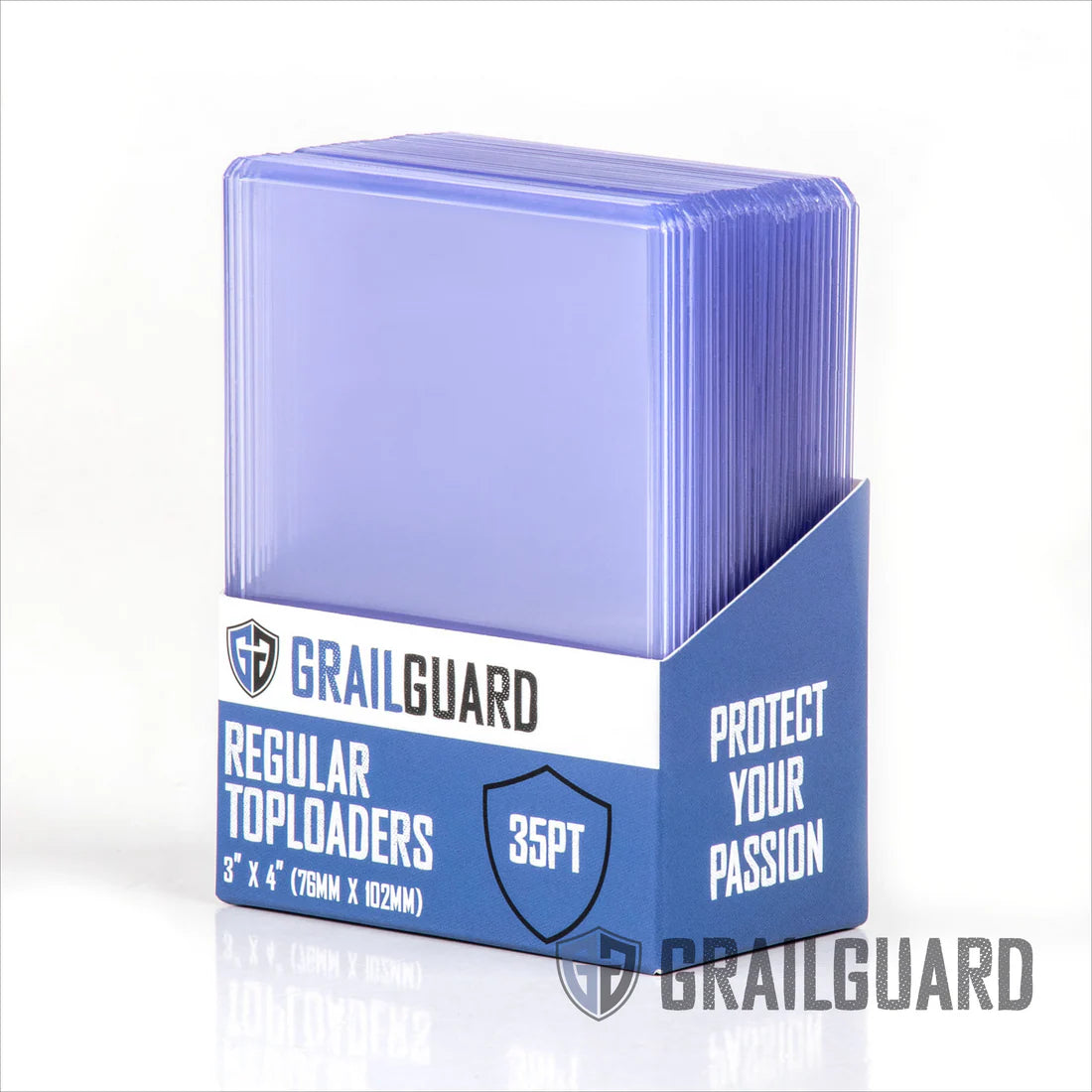Grail Guard: Grail Guard - 35pt Regular Card Toploaders - 3" x 4"