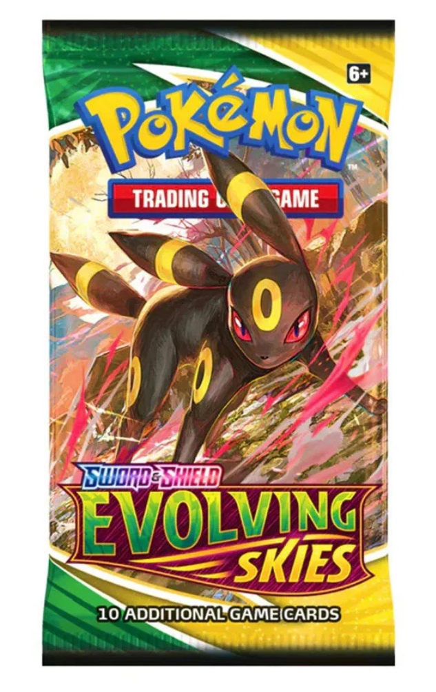 Pokemon Evolving Skies booster pack