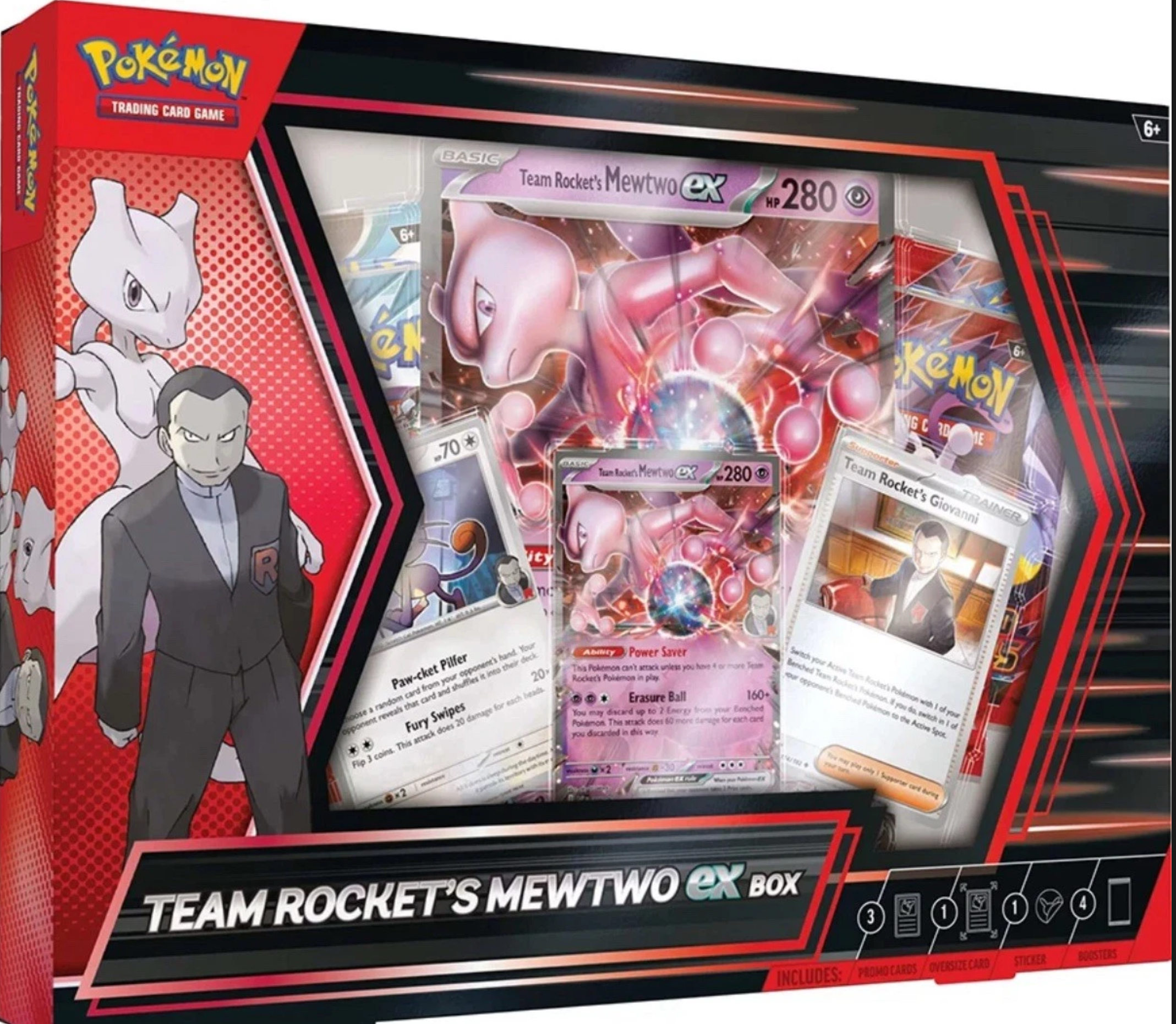 Pokemon: Team Rockets Mewtwo ex Box