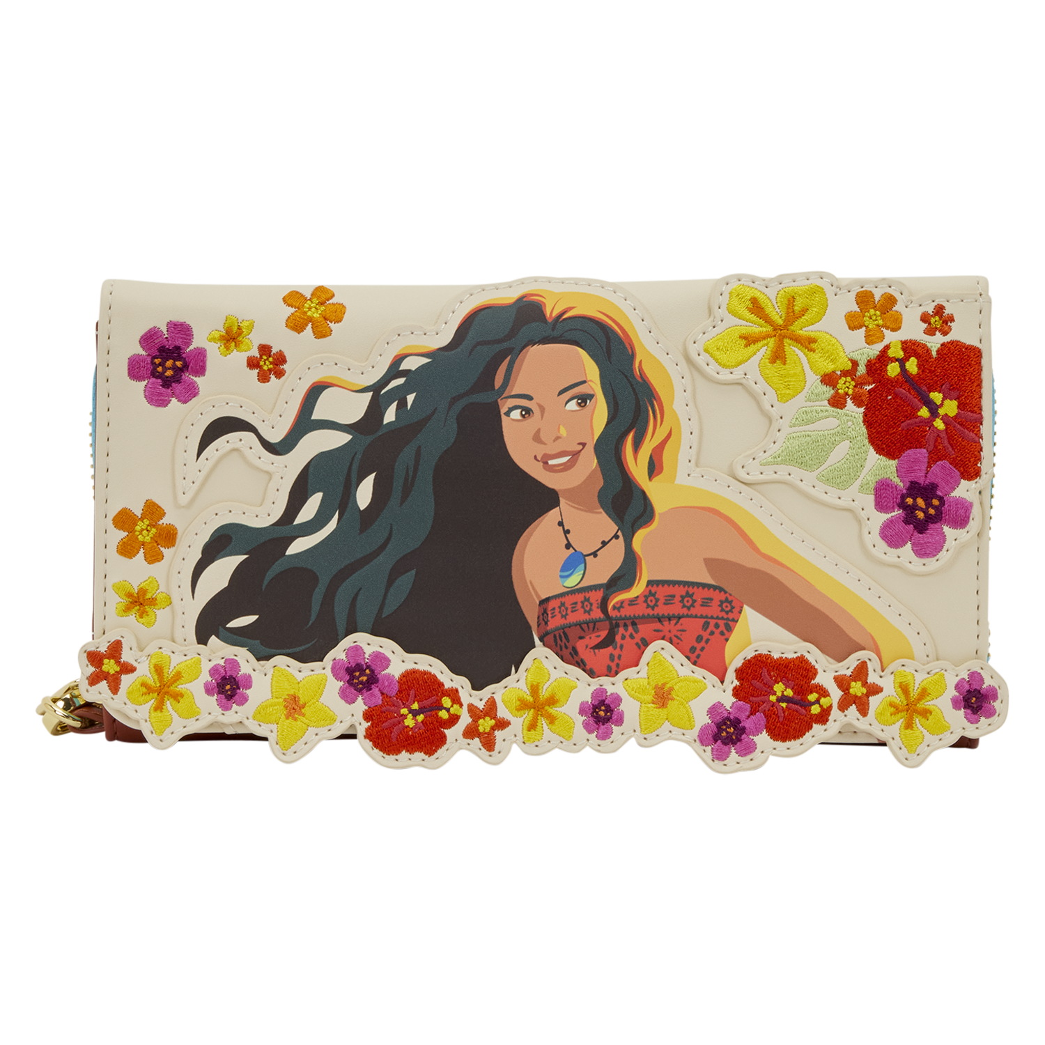 Loungefly Disney Moana Live Action Zip Around Wallet