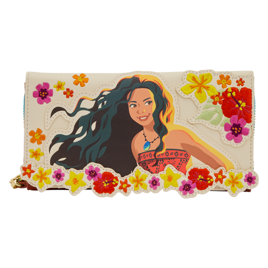 Loungefly Disney Moana Live Action Zip Around Wallet