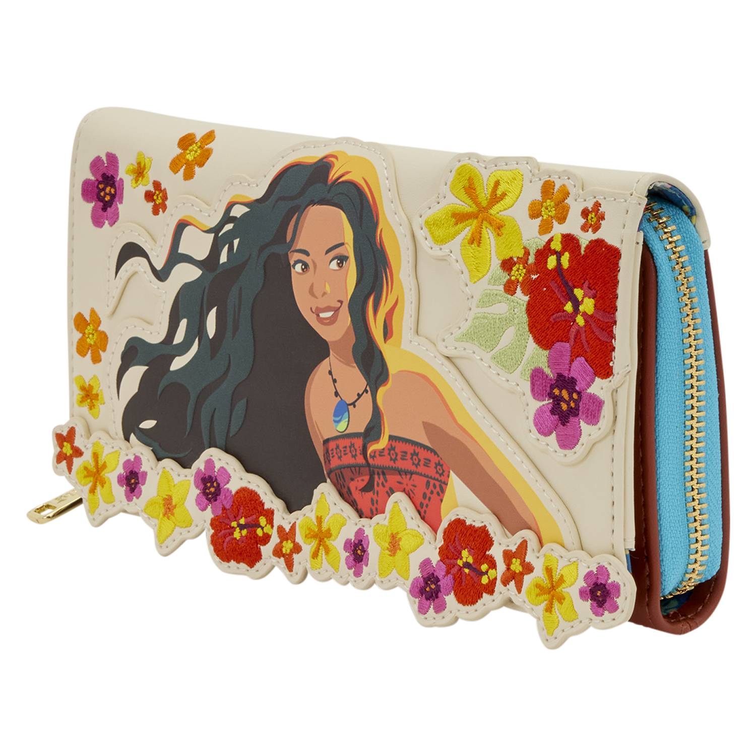 Loungefly Disney Moana Live Action Zip Around Wallet