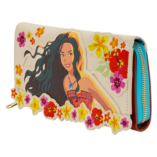 Loungefly Disney Moana Live Action Zip Around Wallet