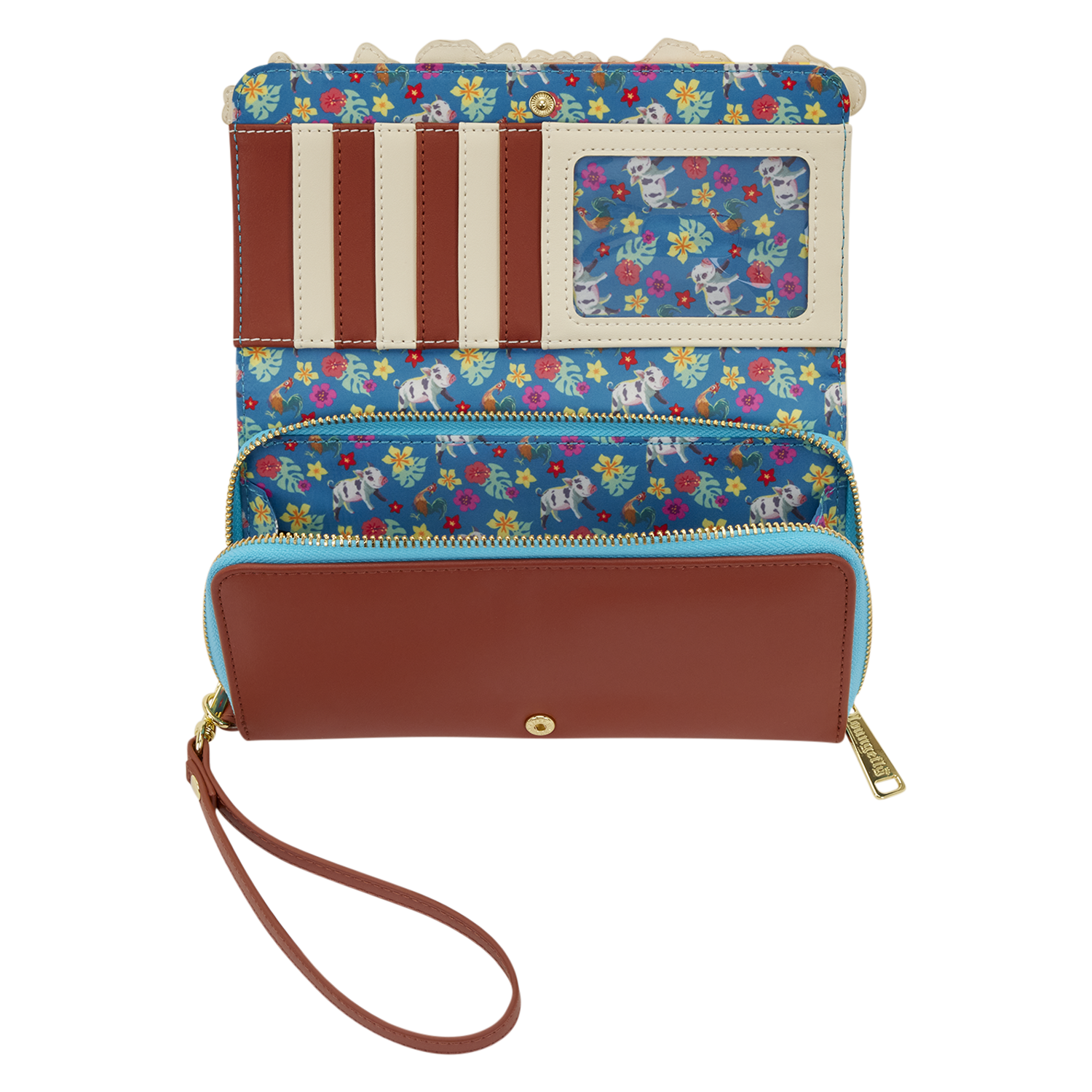Loungefly Disney Moana Live Action Zip Around Wallet