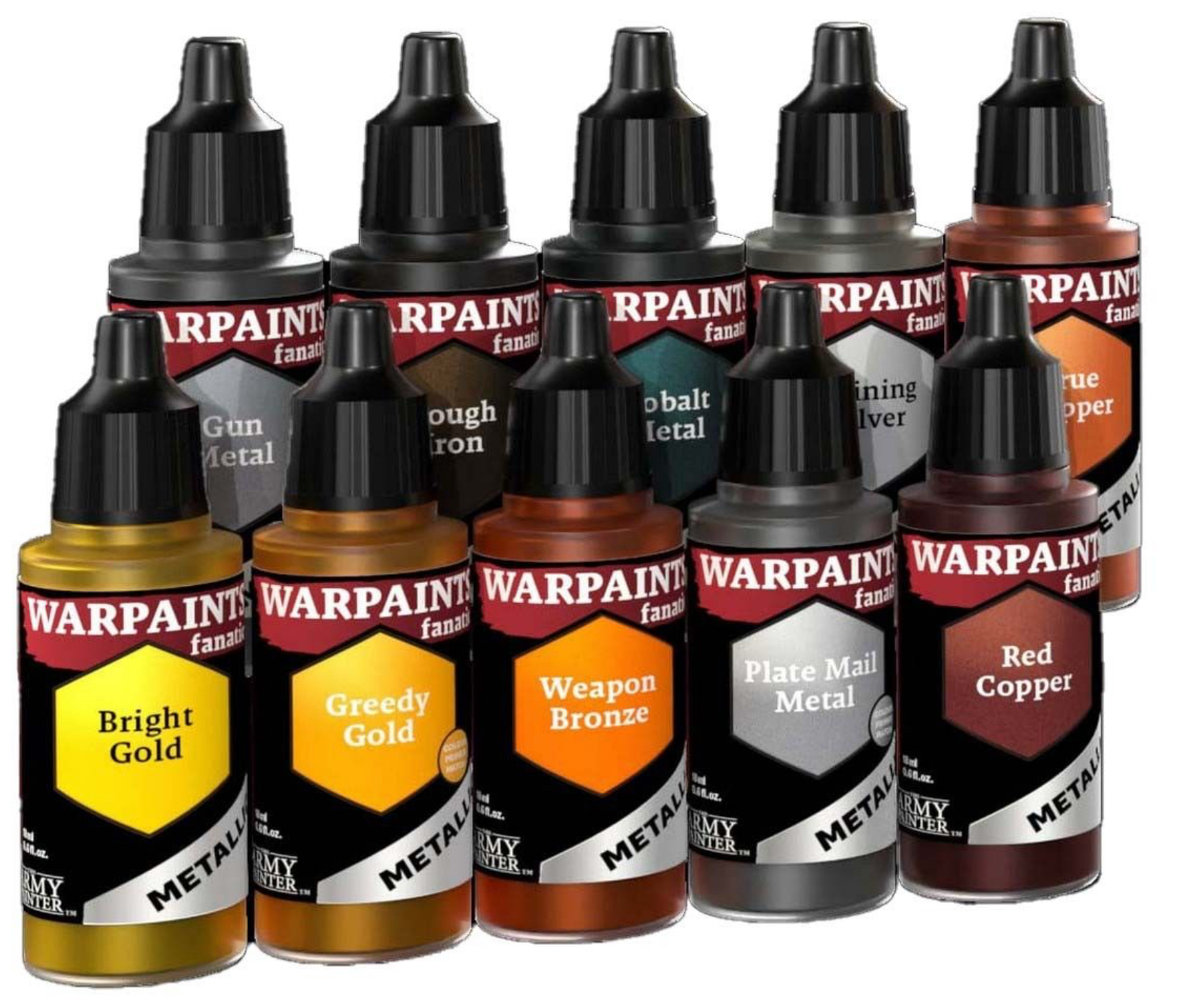 The Army Painter: Warpaints Fanatic - Metallics Paint Set