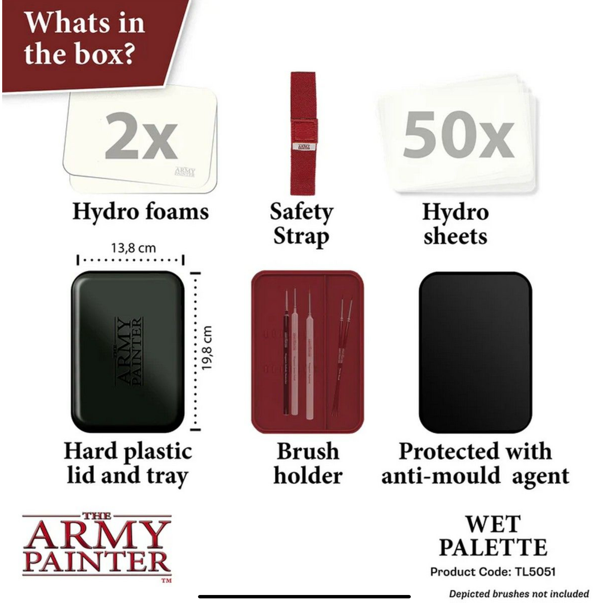 The Army Painter - Wet Palette & Brush Storage