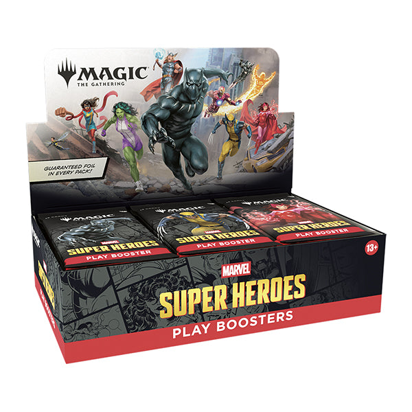Magic The Gathering: Marvel Super Heroes Play Booster Box (30 Packs)