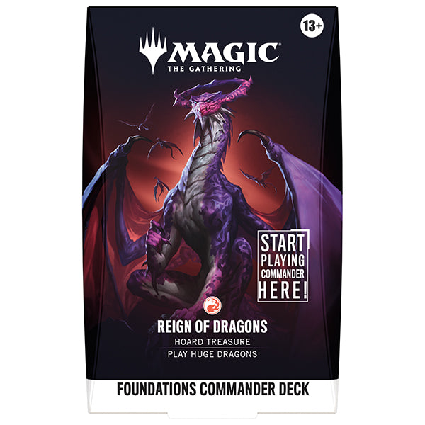 Magic The Gathering: Reality Fracture Foundations Starter Commander Deck - Reign Of Dragons