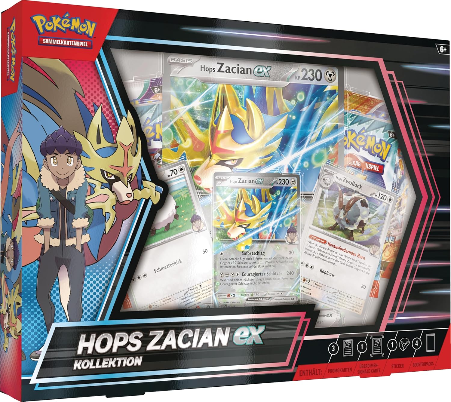 Pokemon TCG: Hop's Zacian ex Box