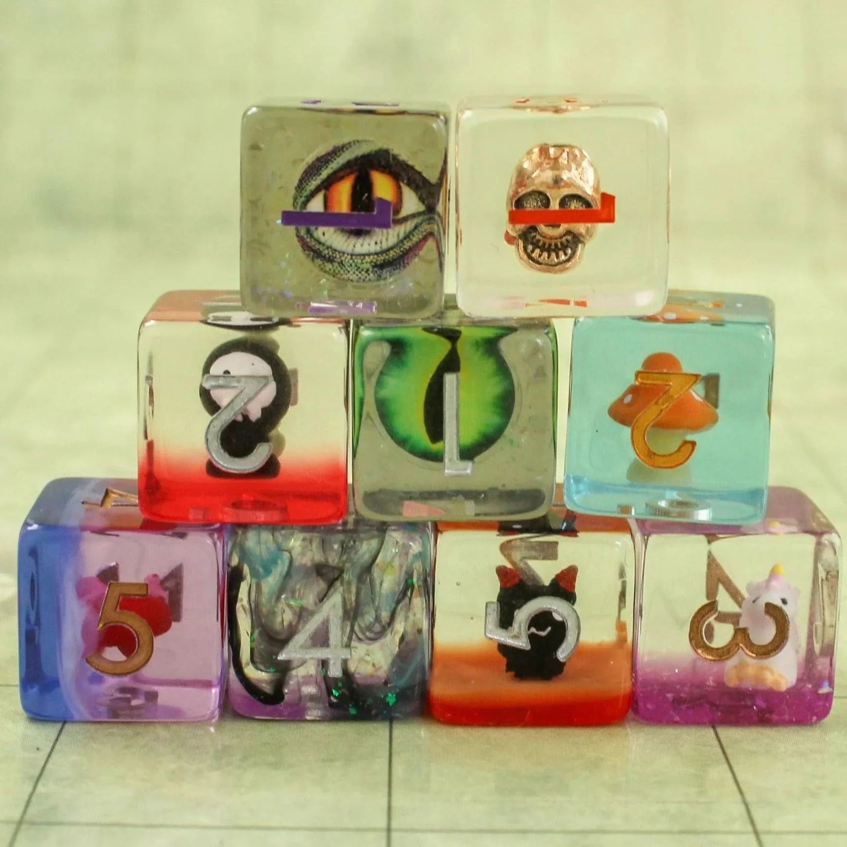 Mystery Dice Goblin: Filled/Inclusion Mystery Dice