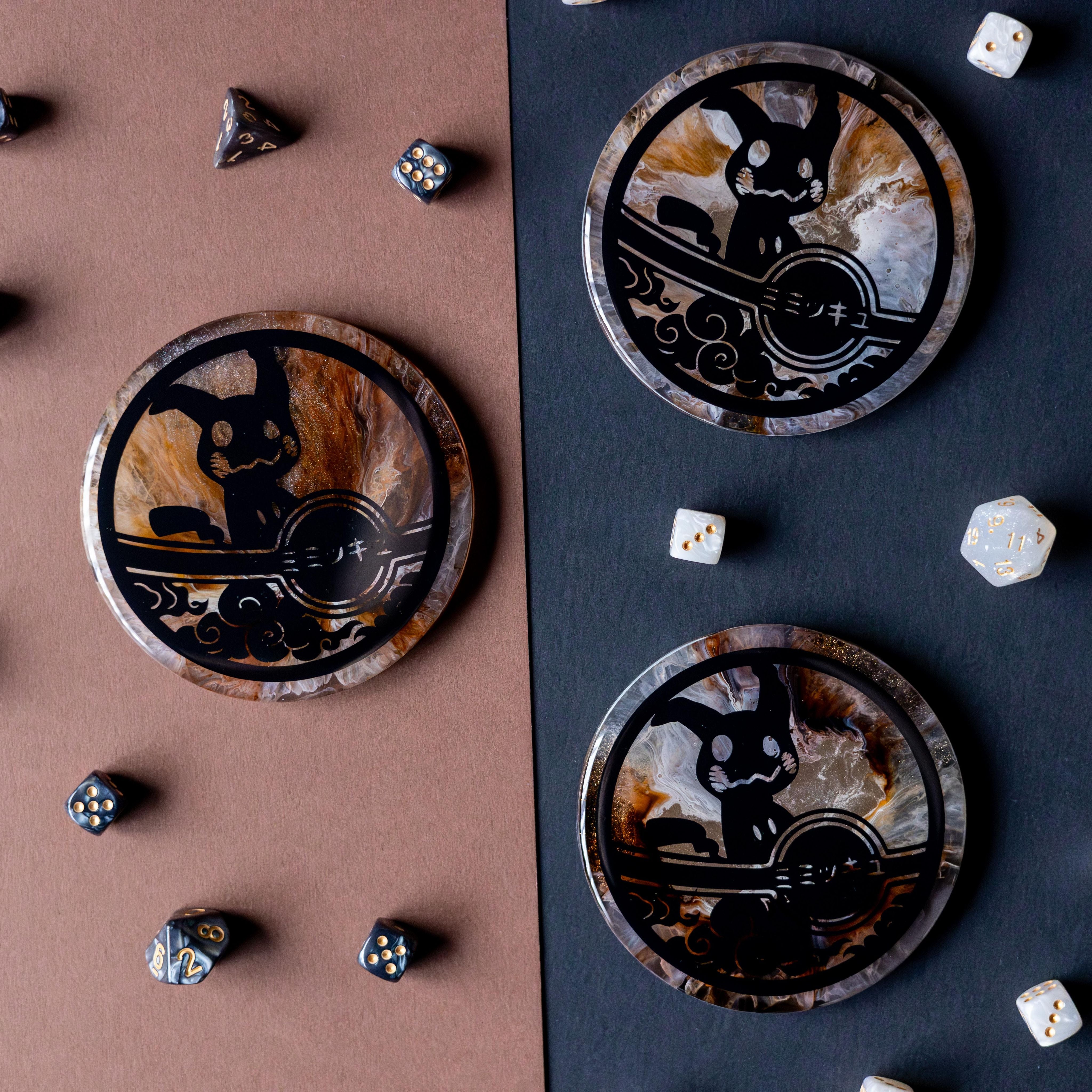 Hand-Made Acrylic Coaster - Mimikyu