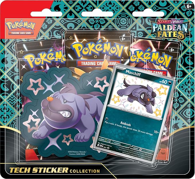 Pokémon: Paldean Fates – Tech Sticker Collection