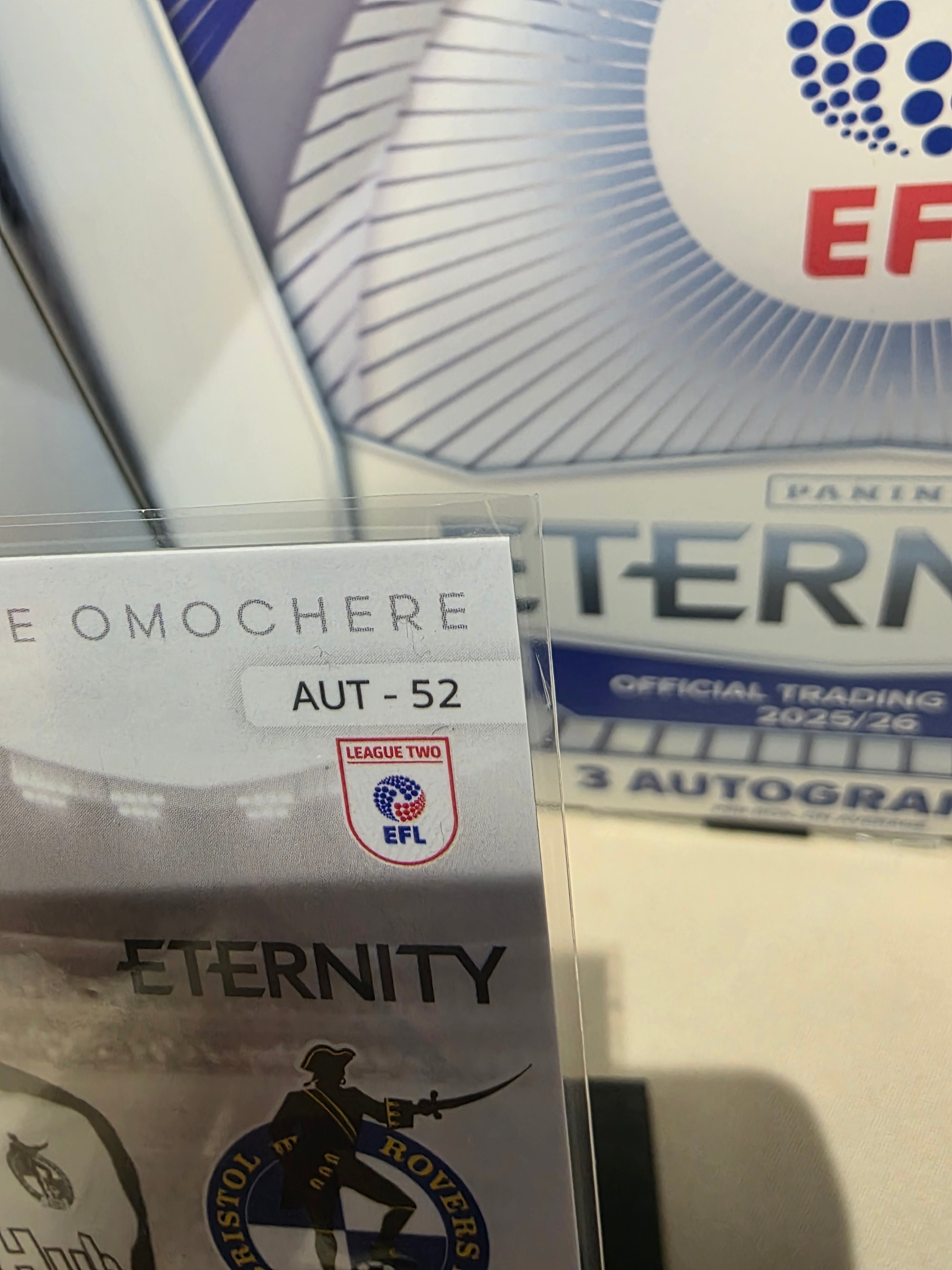Panini: EFL Eternity Promise Omochere Auto Bristol City FC