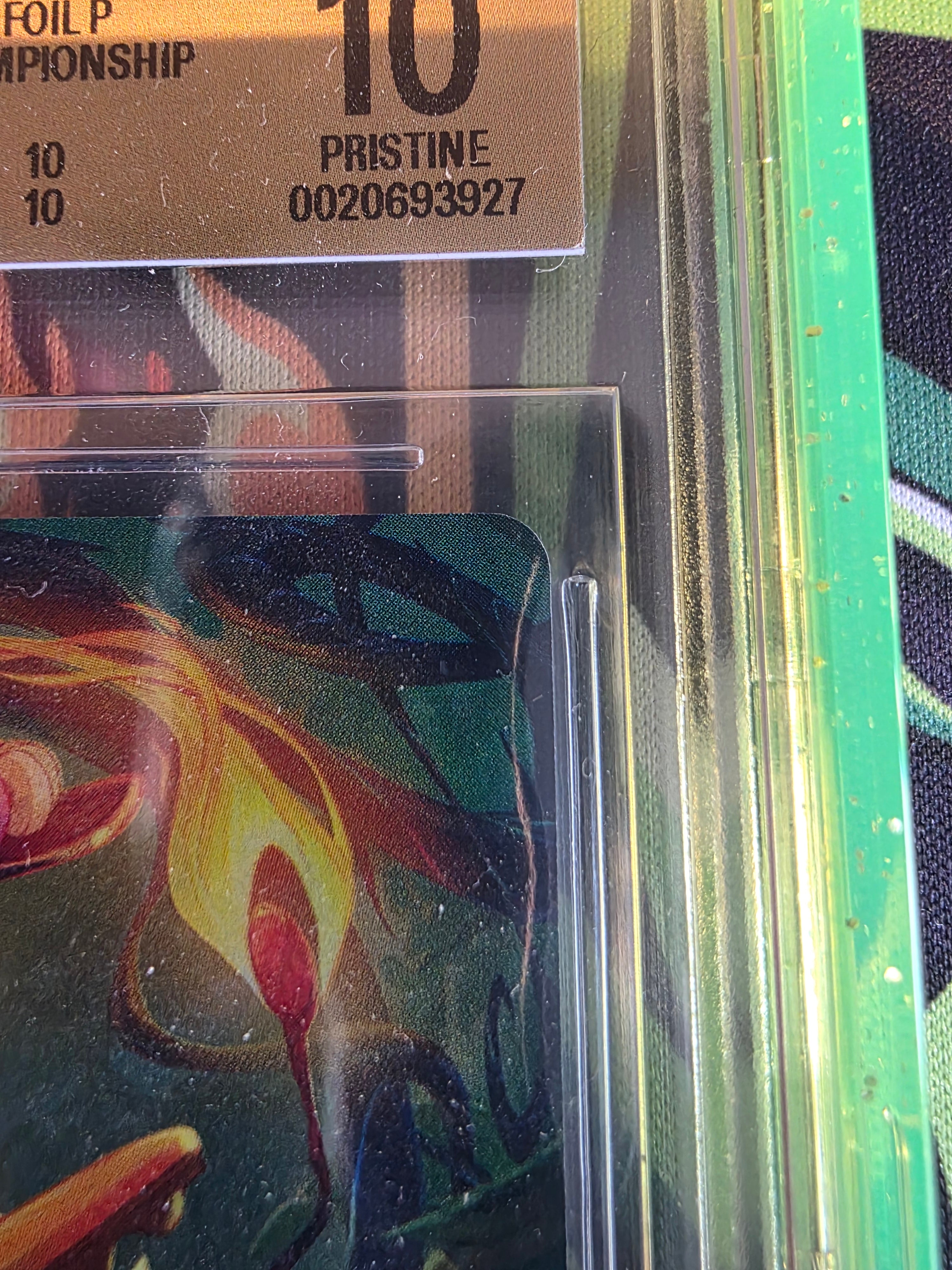 Woody Jungle Guide Top 8 Championships Promo Foil BGS 10 Lorcana Wilds Unknown Toy Story