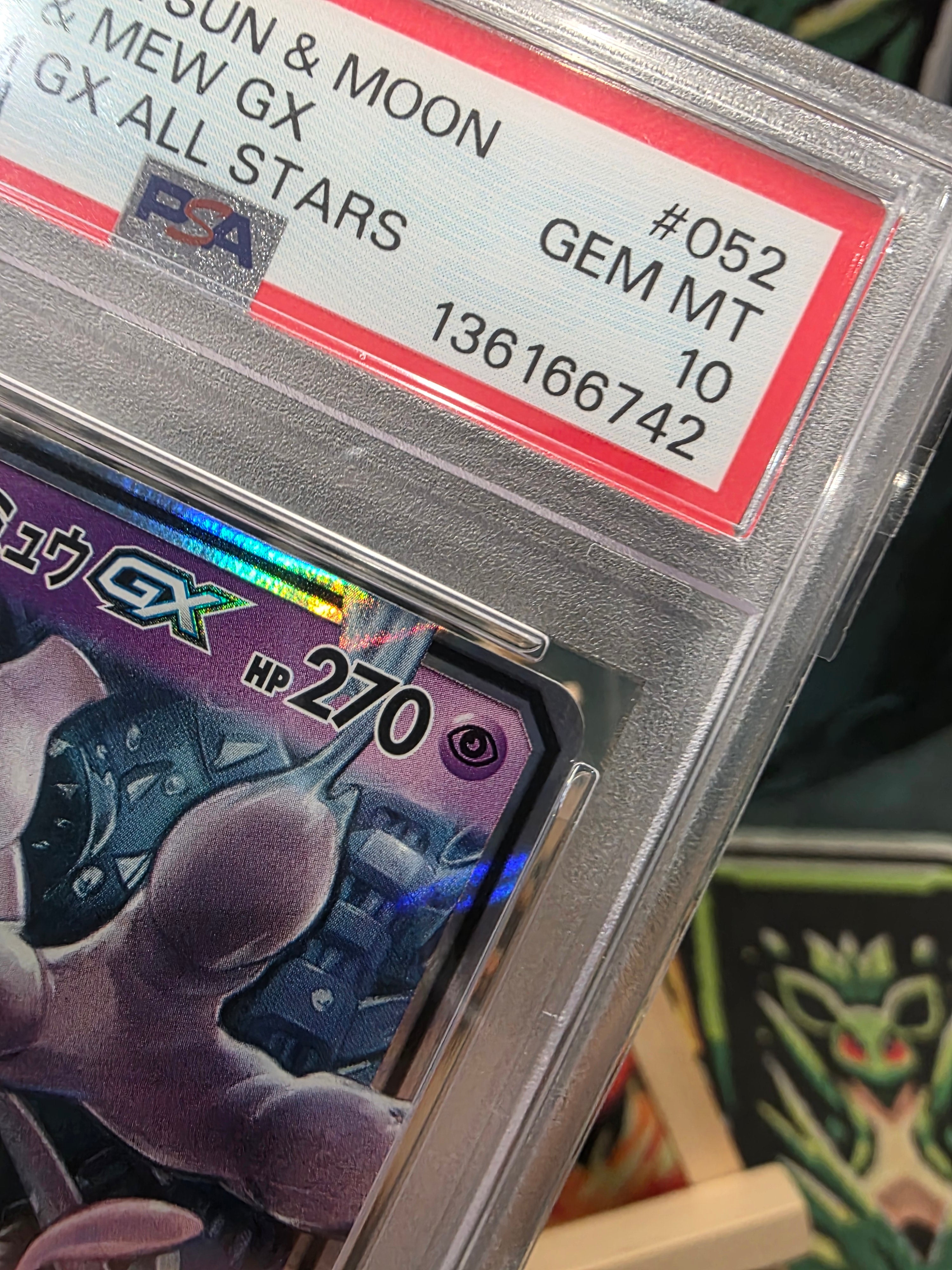 Mewtwo & Mew GX 05/173 Tag Team All Stars Sun and Moon PSA 10
