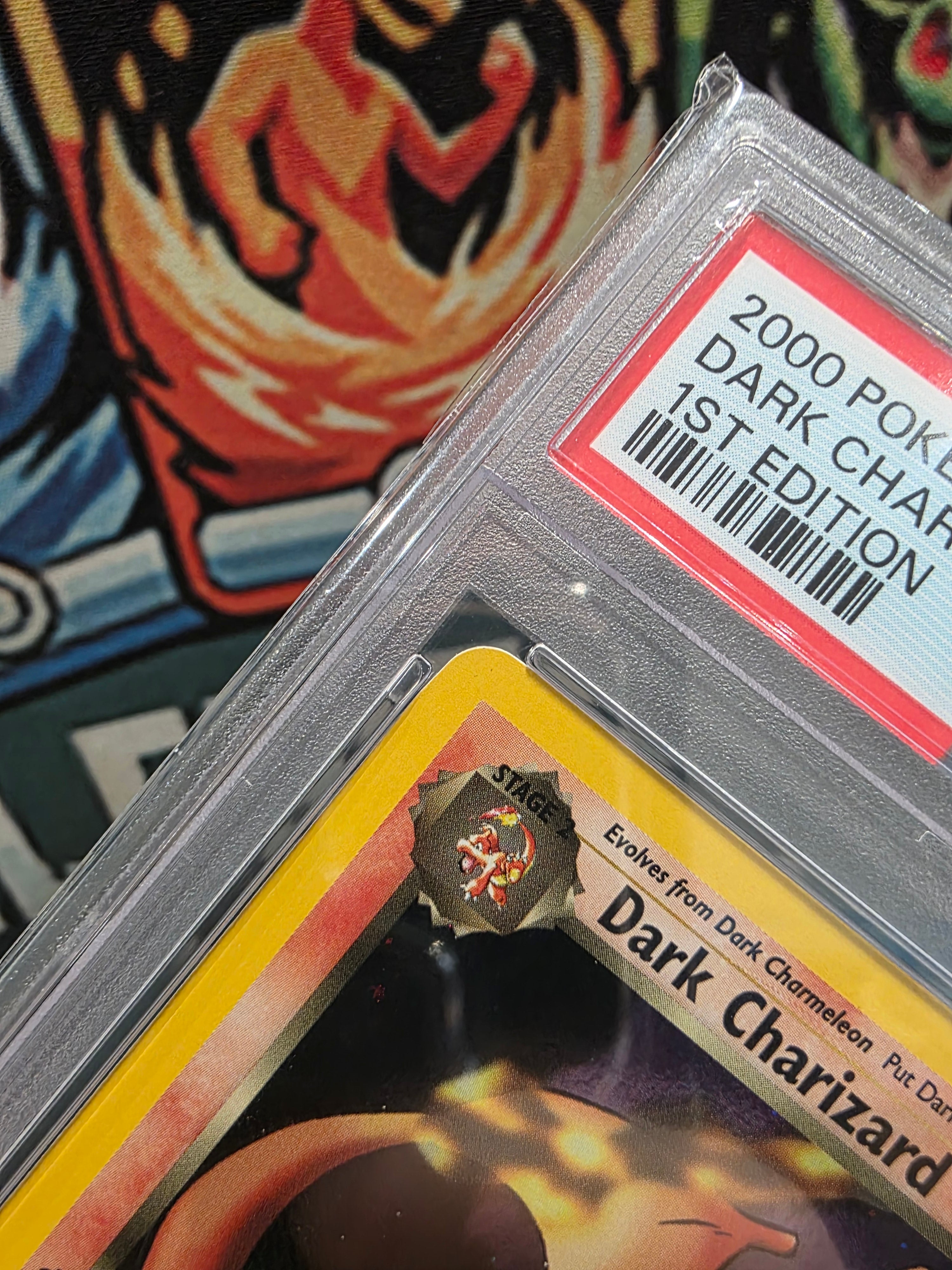 Dark Charizard 4/82 1st Edition Rocket Holo 2000 PSA 8