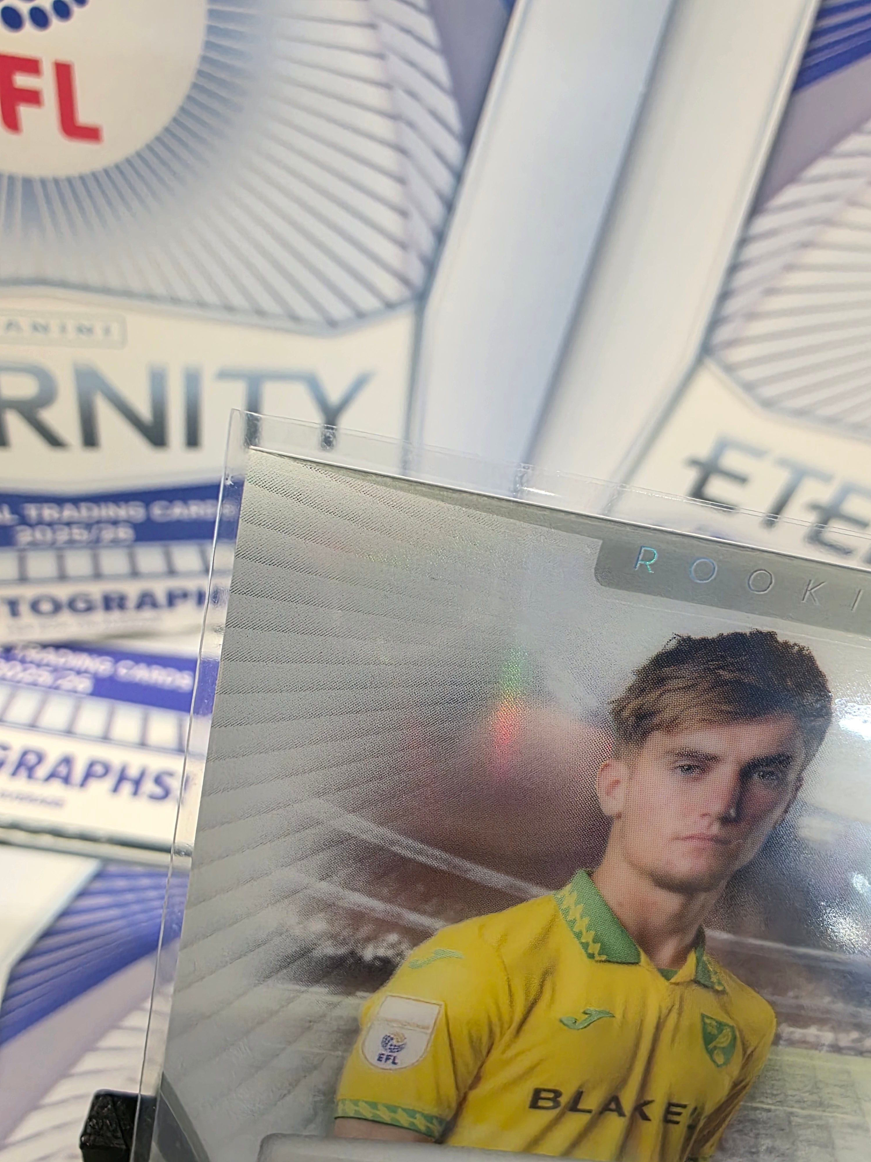 Panini: EFL Eternity Jacob Wright Rookie Auto Norwich FC