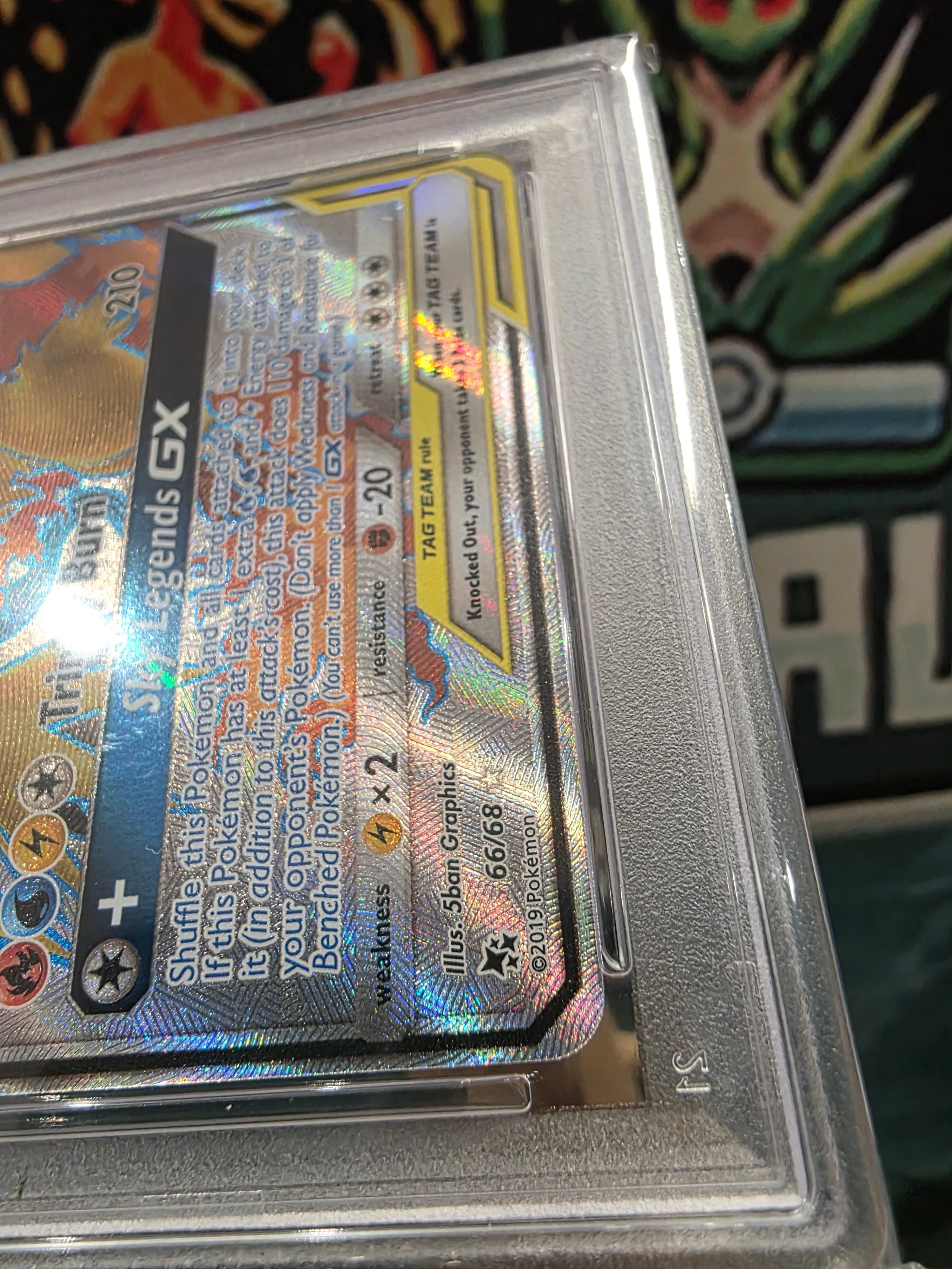 Moltres Zapdos Articuno GX Tag Team Hidden Fates Full Art PSA 10