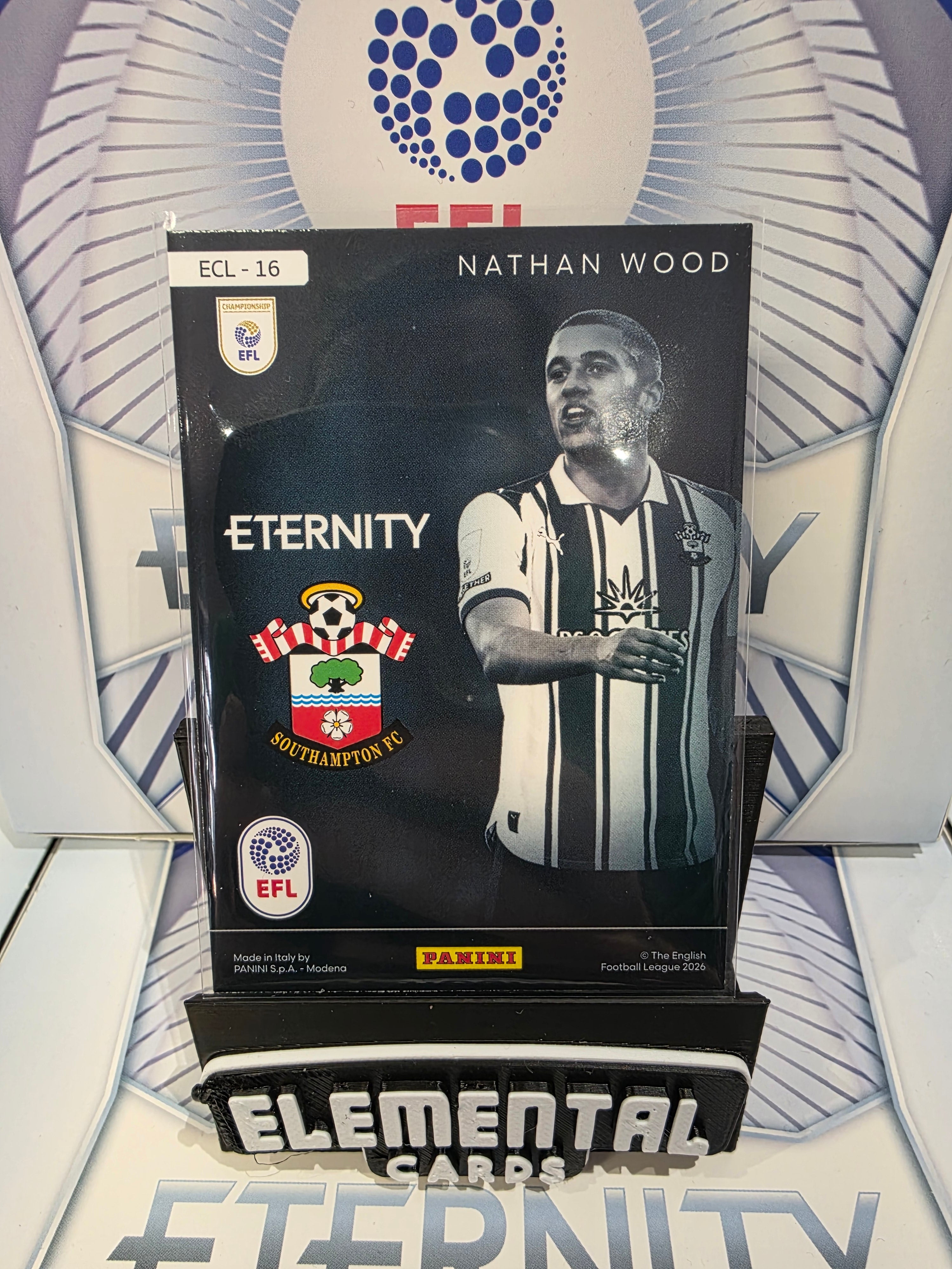 Panini: EFL Eternity Nathan Wood Eclipse 05/10 Southampton FC