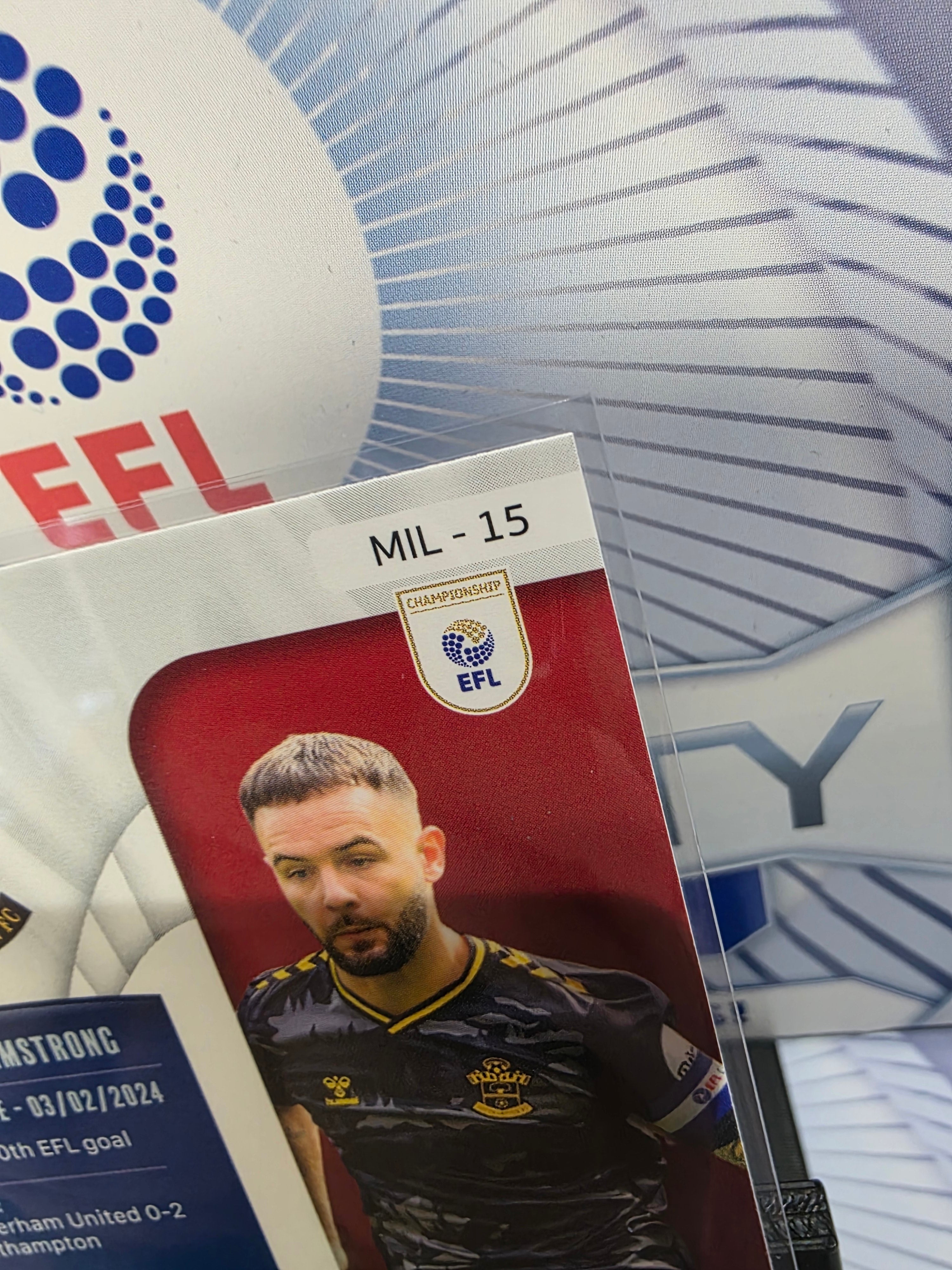 Panini: EFL Eternity Adam Armstrong 07/50 Southampton Wolves FC