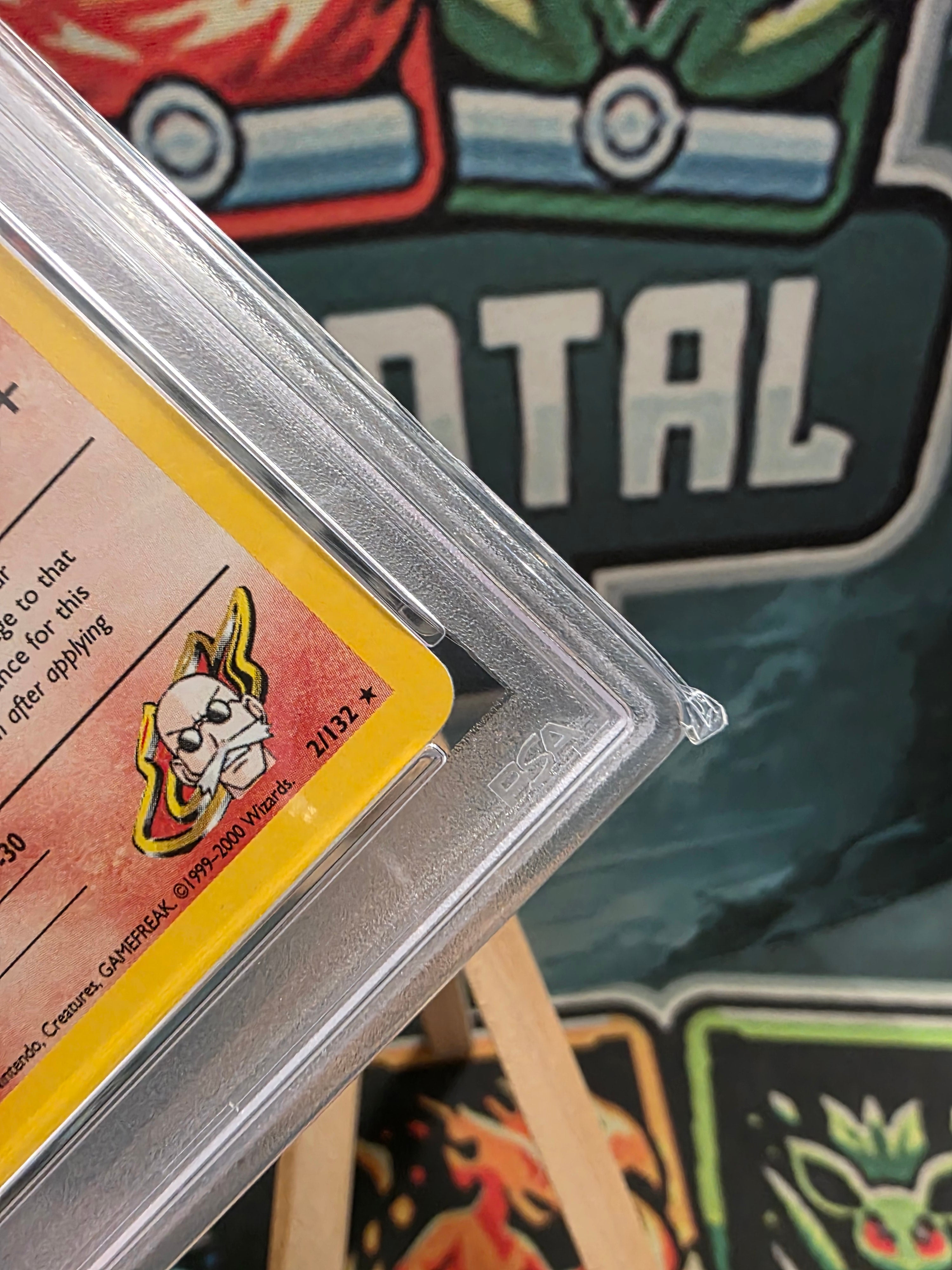 Blaine's Charizard Holo 2/132 1st Edition Gym Challenge 2000 PSA 9