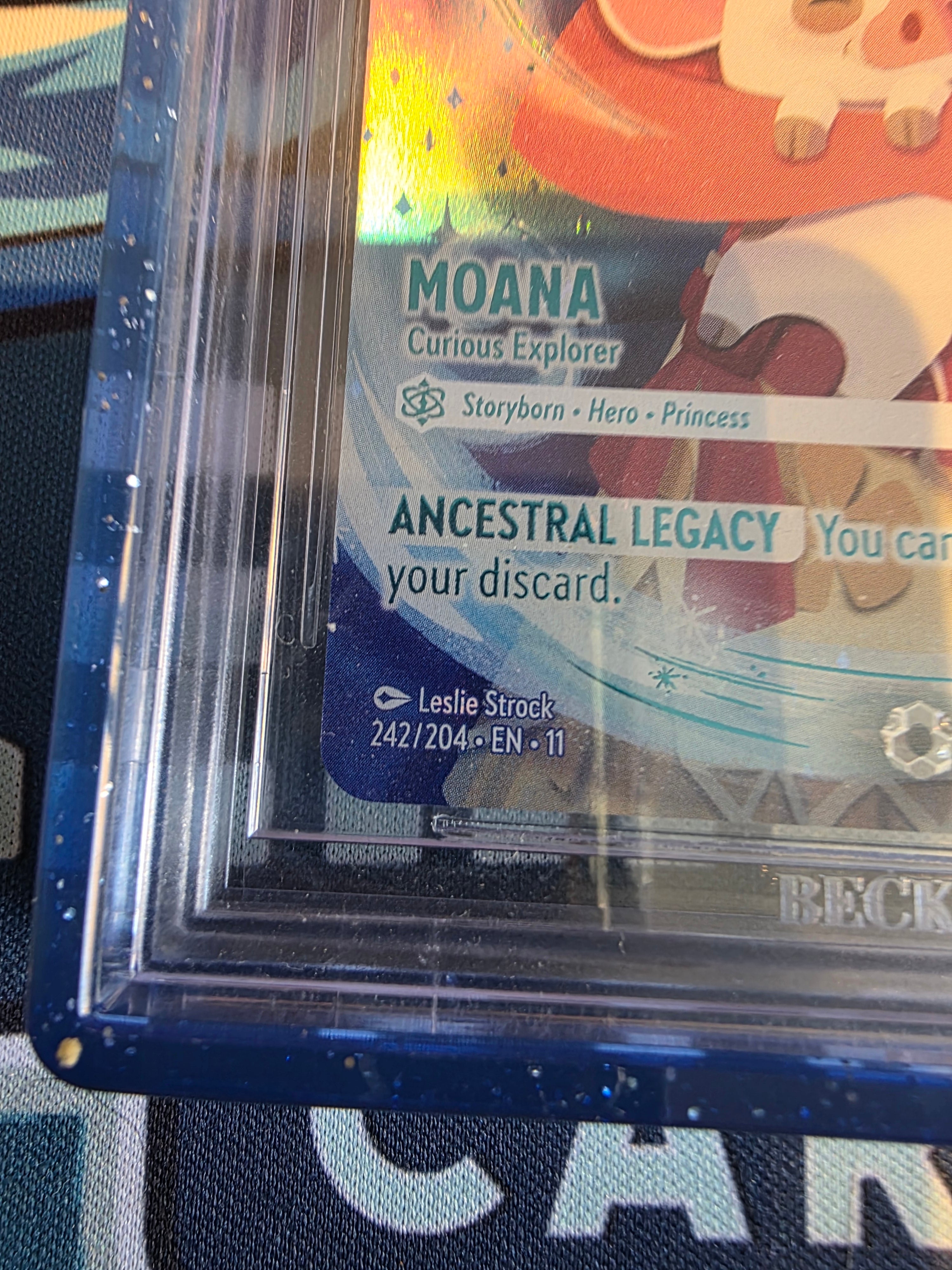 Moana Curious Explorer Iconic BGS 10 242/204 Winterspell Lorcana