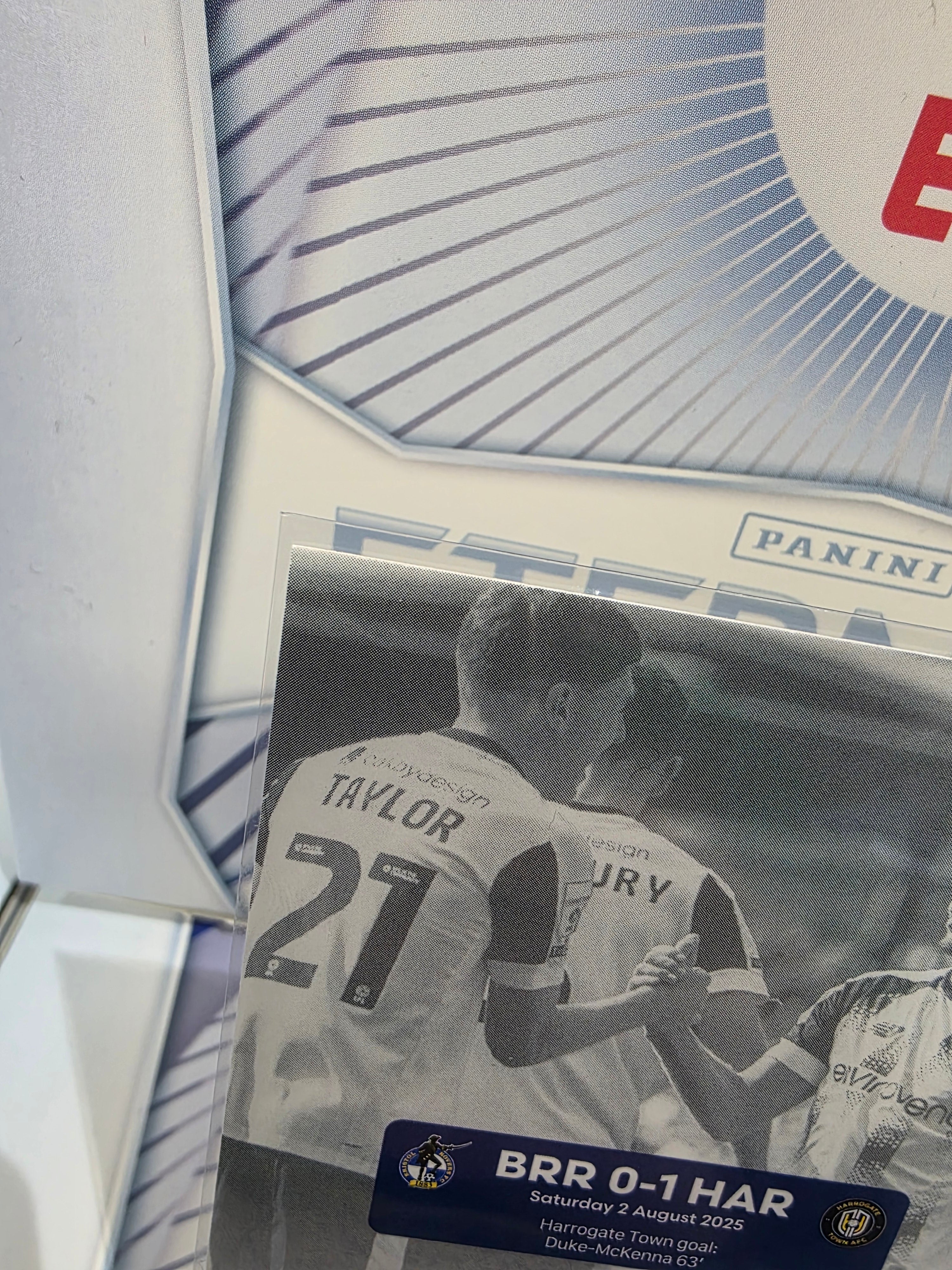Panini: EFL Eternity Harrogate Town AFC For The Team 5/5 Bookend Rare Hit