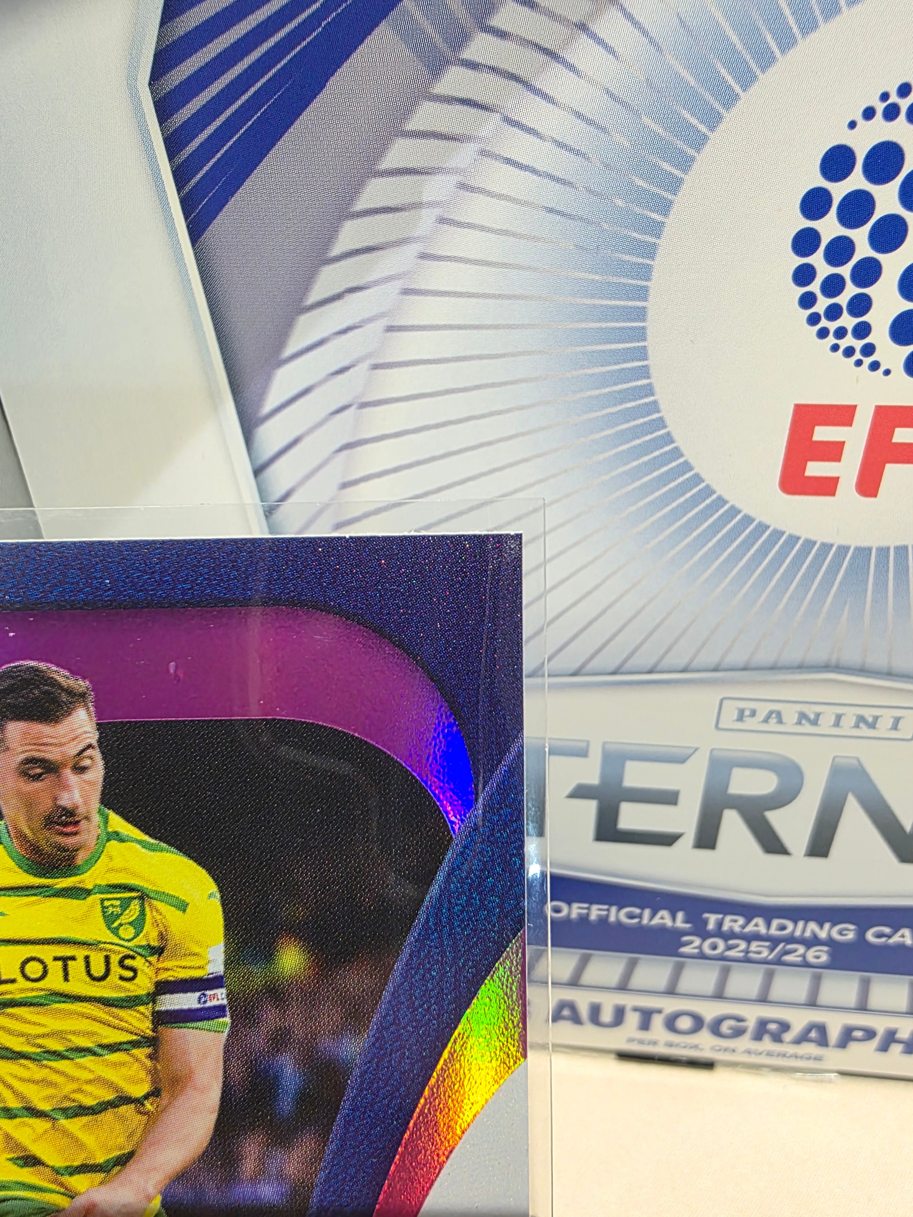 Panini: EFL Eternity Kenny McLean 10/25 Milestone Norwich City FC