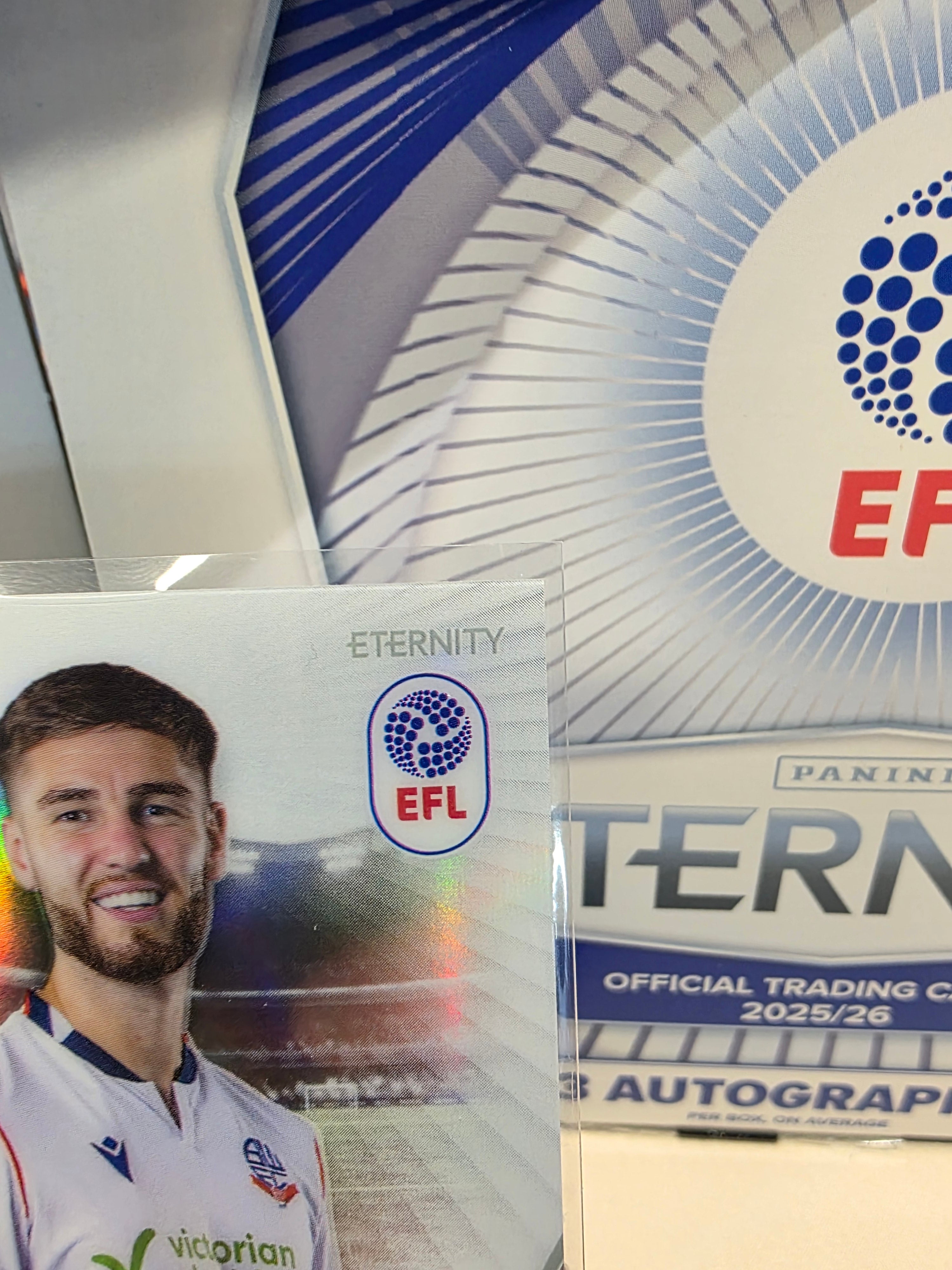 Panini: EFL Eternity John McAtee Auto Bolton Wanderers FC