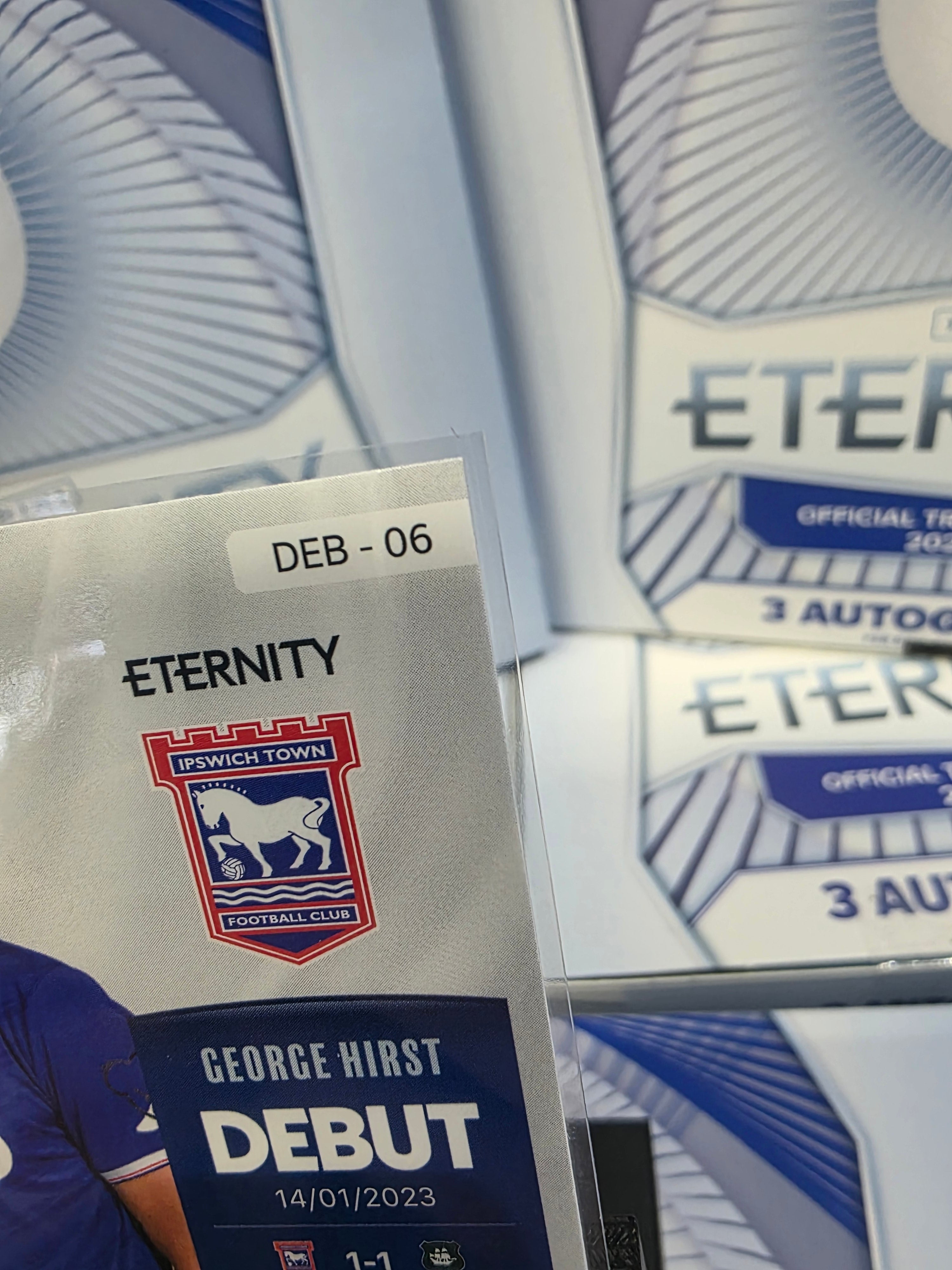 Panini: EFL Eternity George Hirst 07/50 Debut Ipswich Town FC