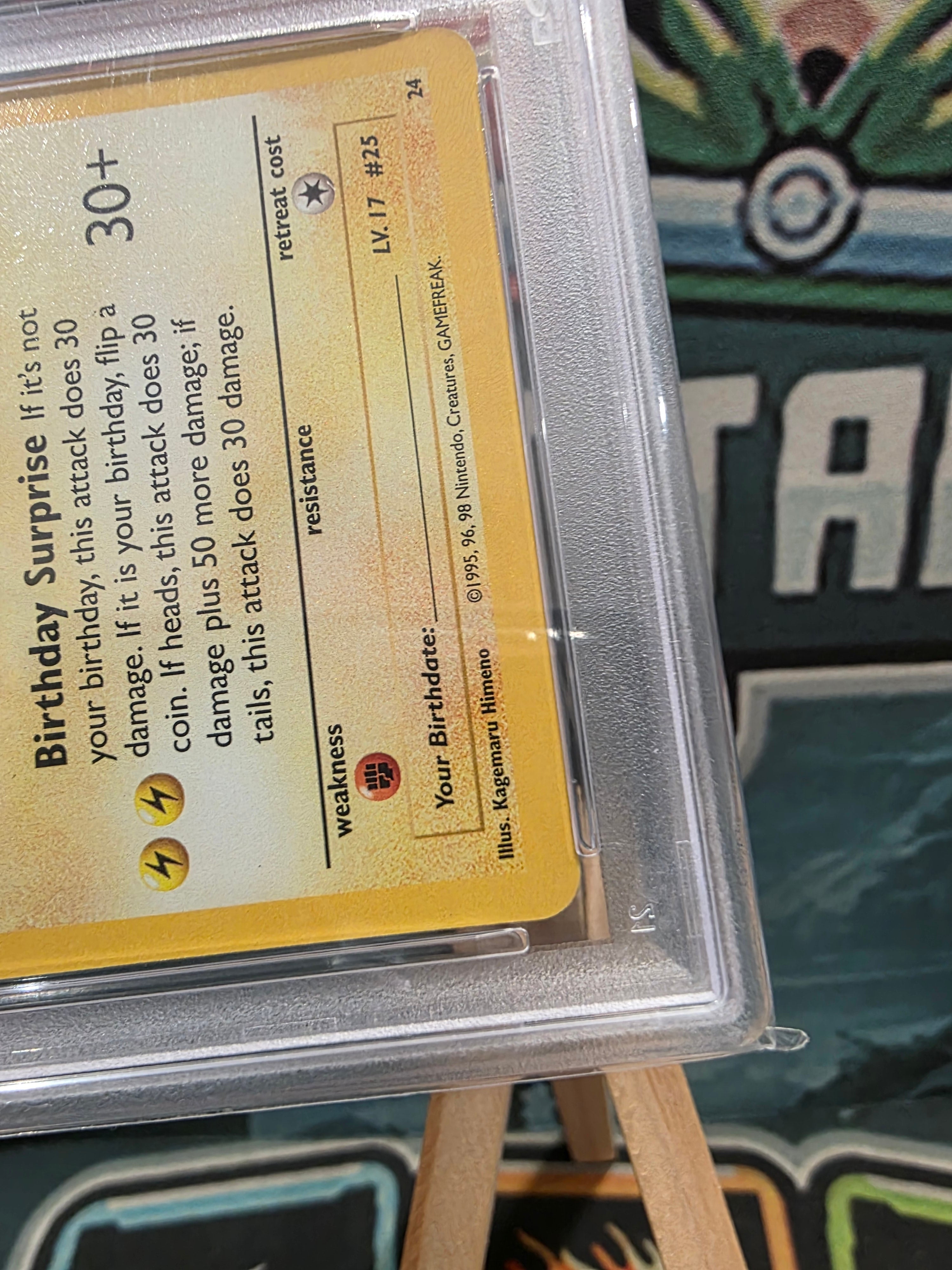 Birthday Pikachu Celebrations Classic Collection Black Star Promo 24 PSA 10