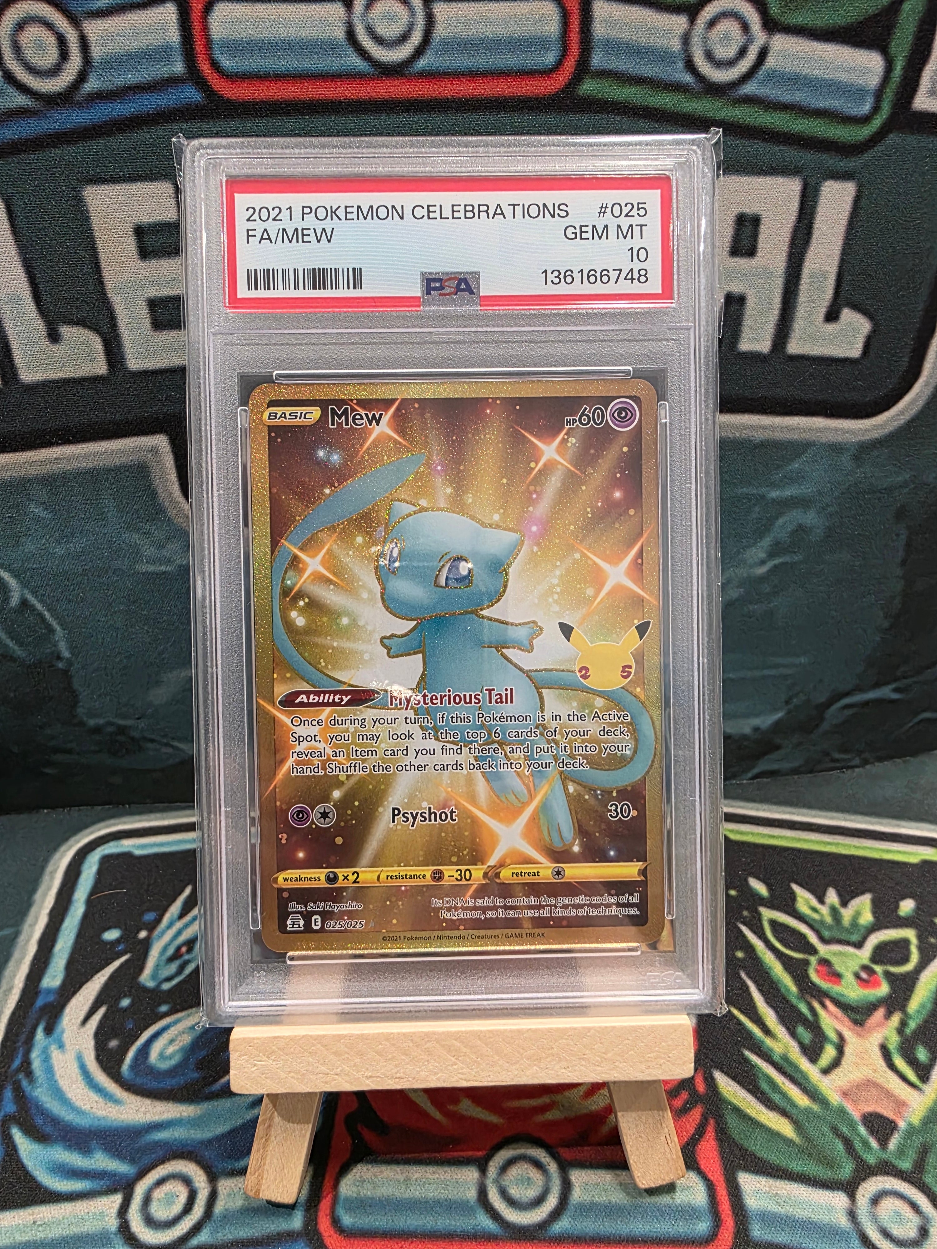 Mew Full Art Celebrations 2021 025/025 PSA 10 Gem Mint