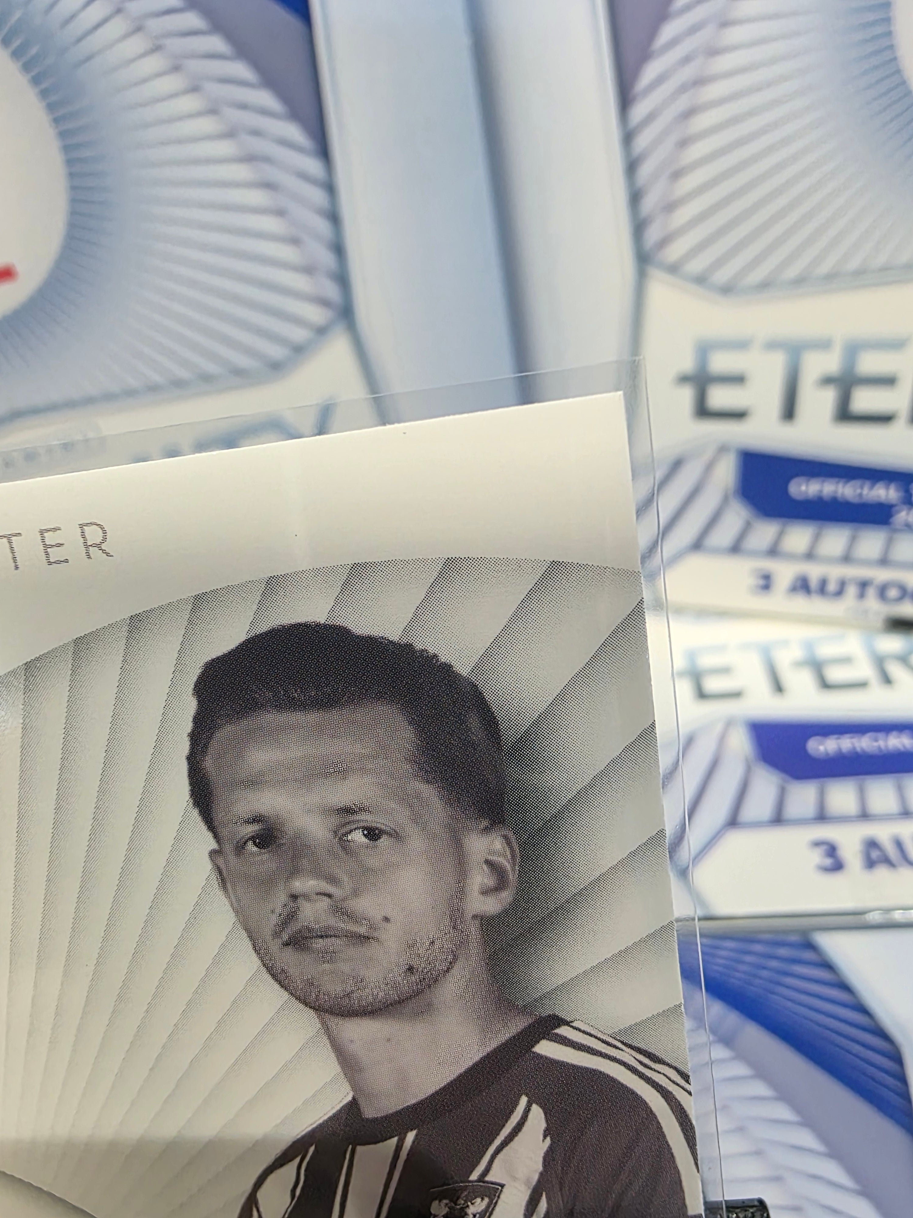 Panini: EFL Eternity Jack Fitzwater 25/50 Exeter CITY FC Represent