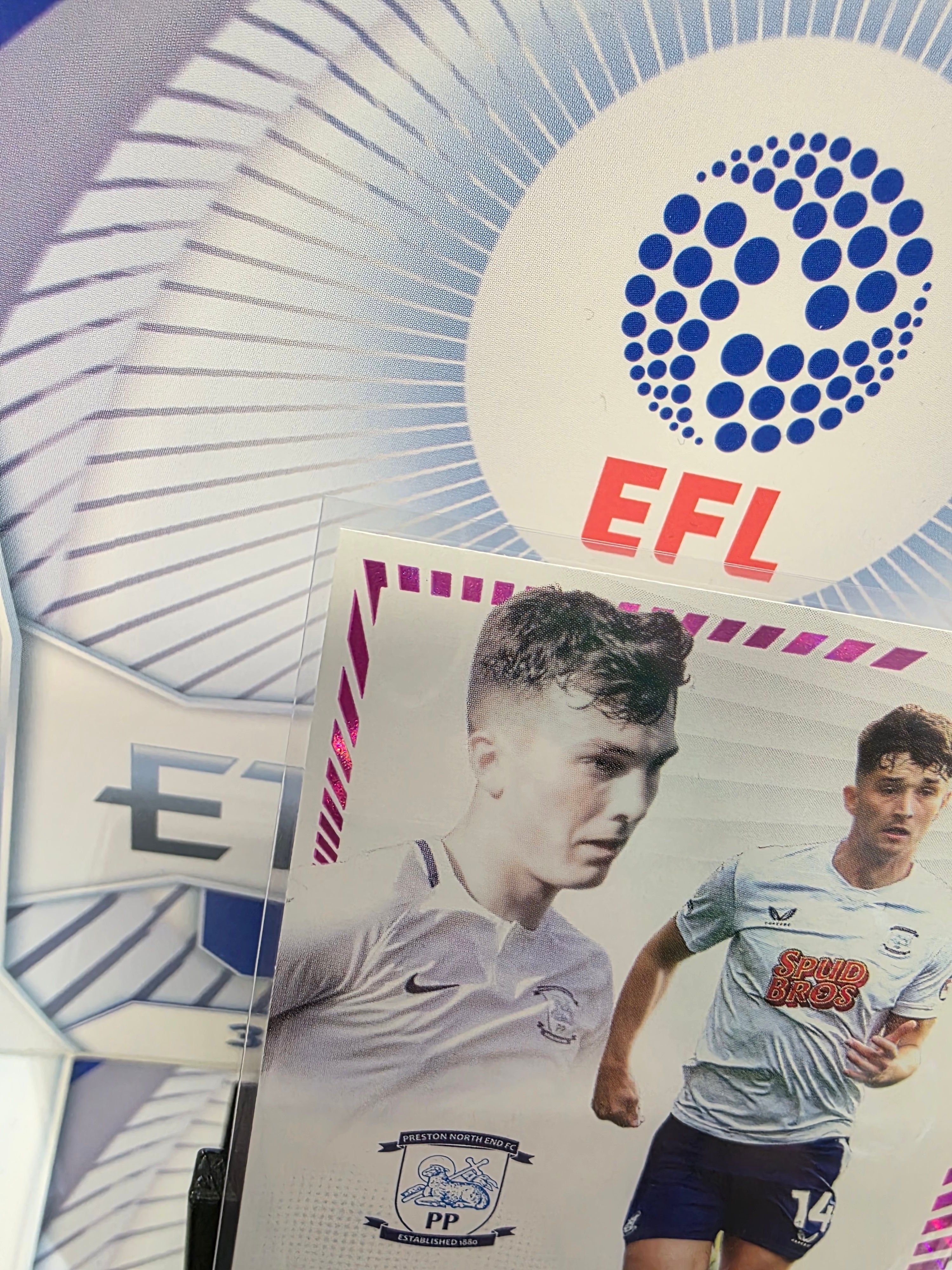 Panini: EFL Eternity Jordan Storey 05/25 Debut Preston North End FC Insert