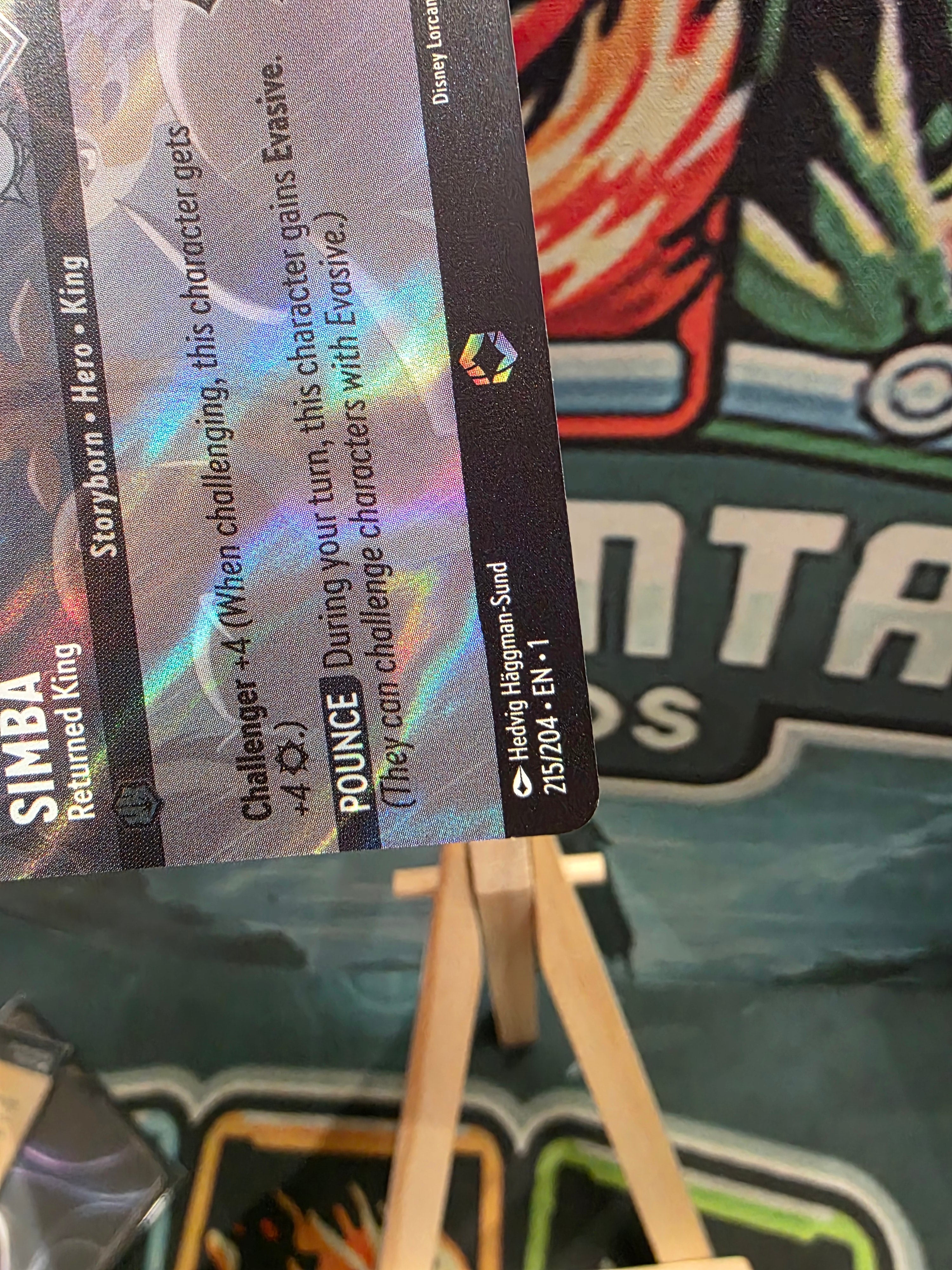 Simba Returned King The First Chapter Enchanted Lorcana 215/204 NM