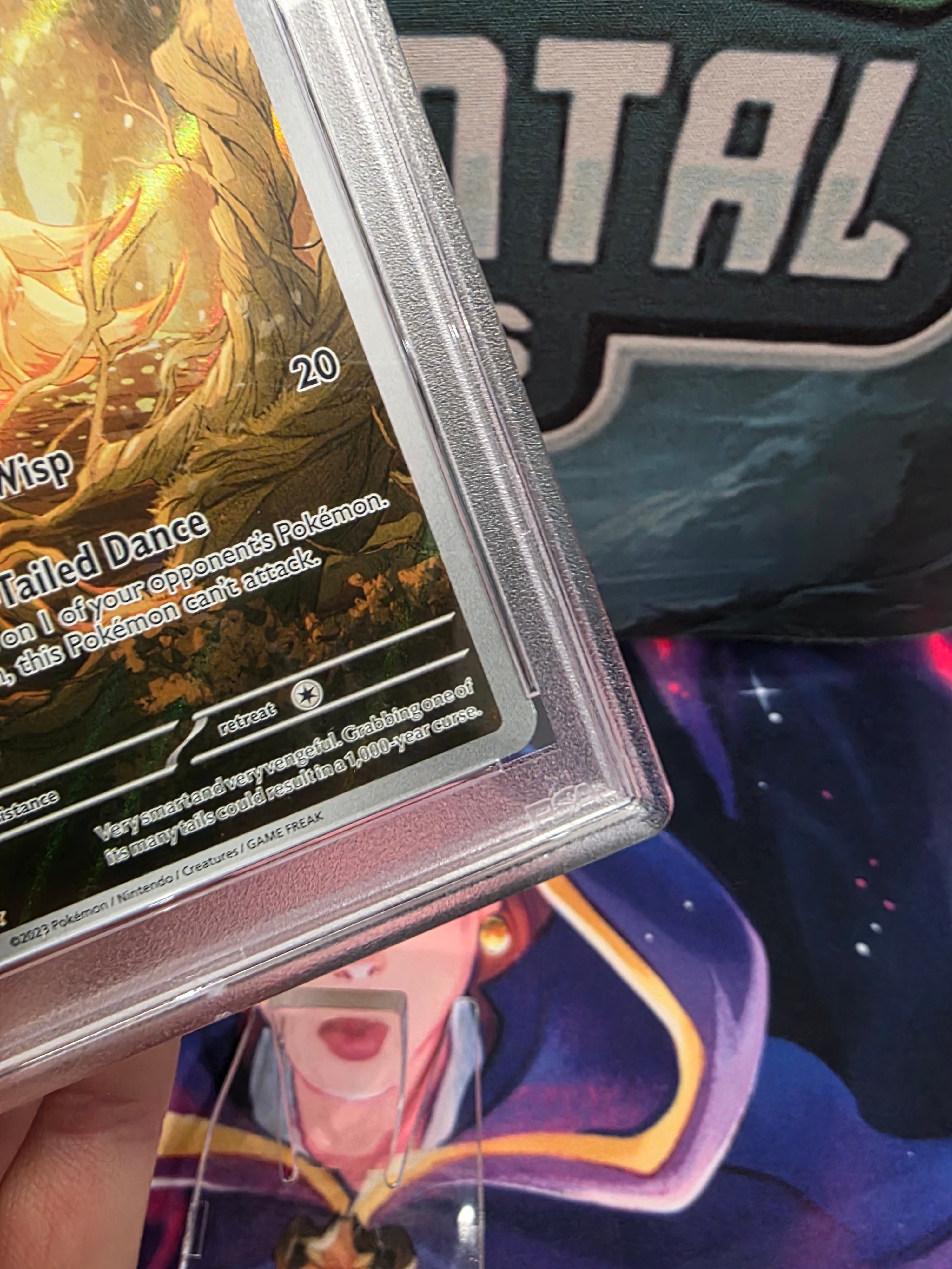 Ninetales 199/197 IR Obsidian Flames PSA 10 Slab