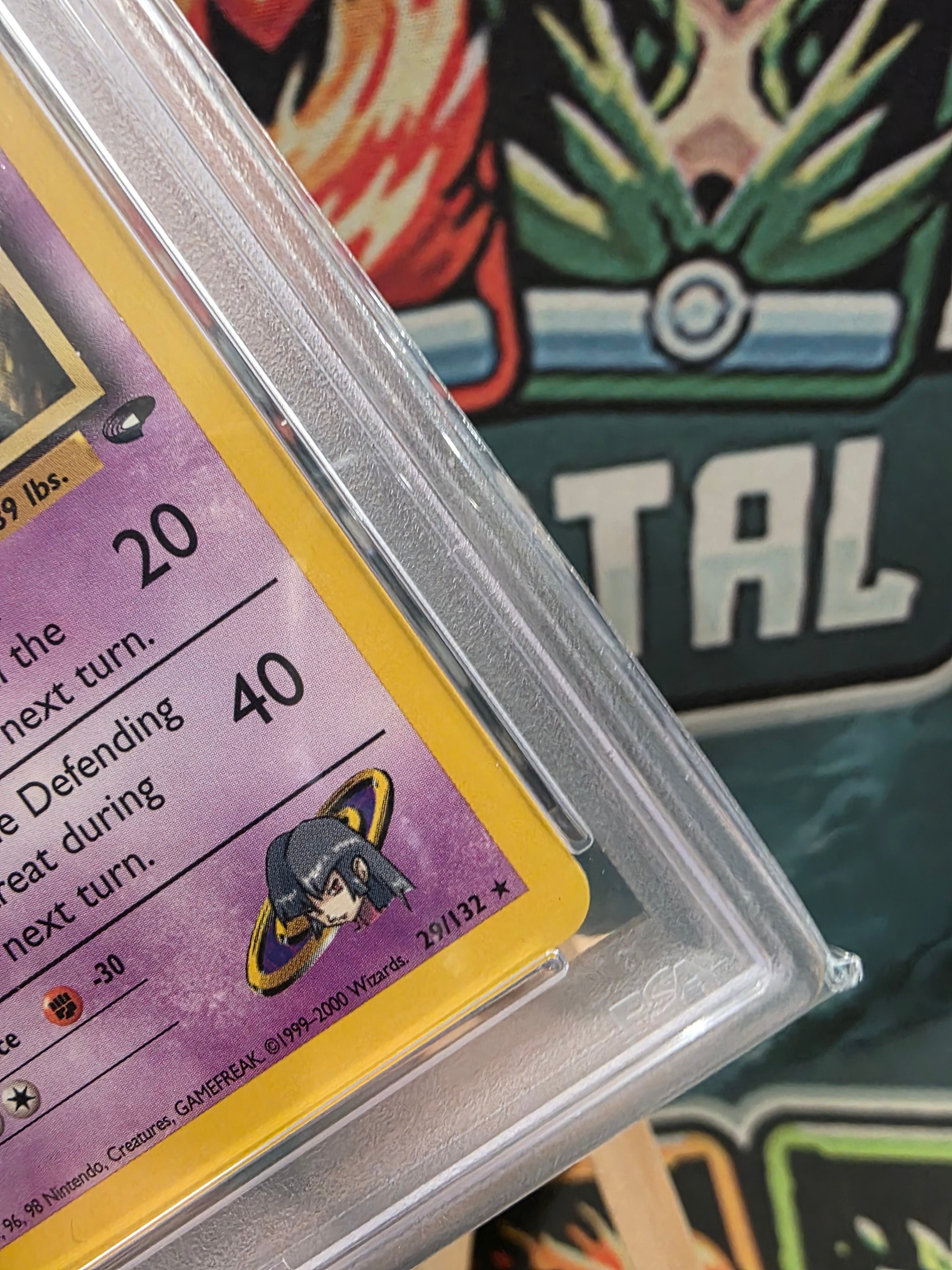 Sabrina's Gengar 29/132 1st Edition Non Holo Gym Challenge 2000 PSA 9