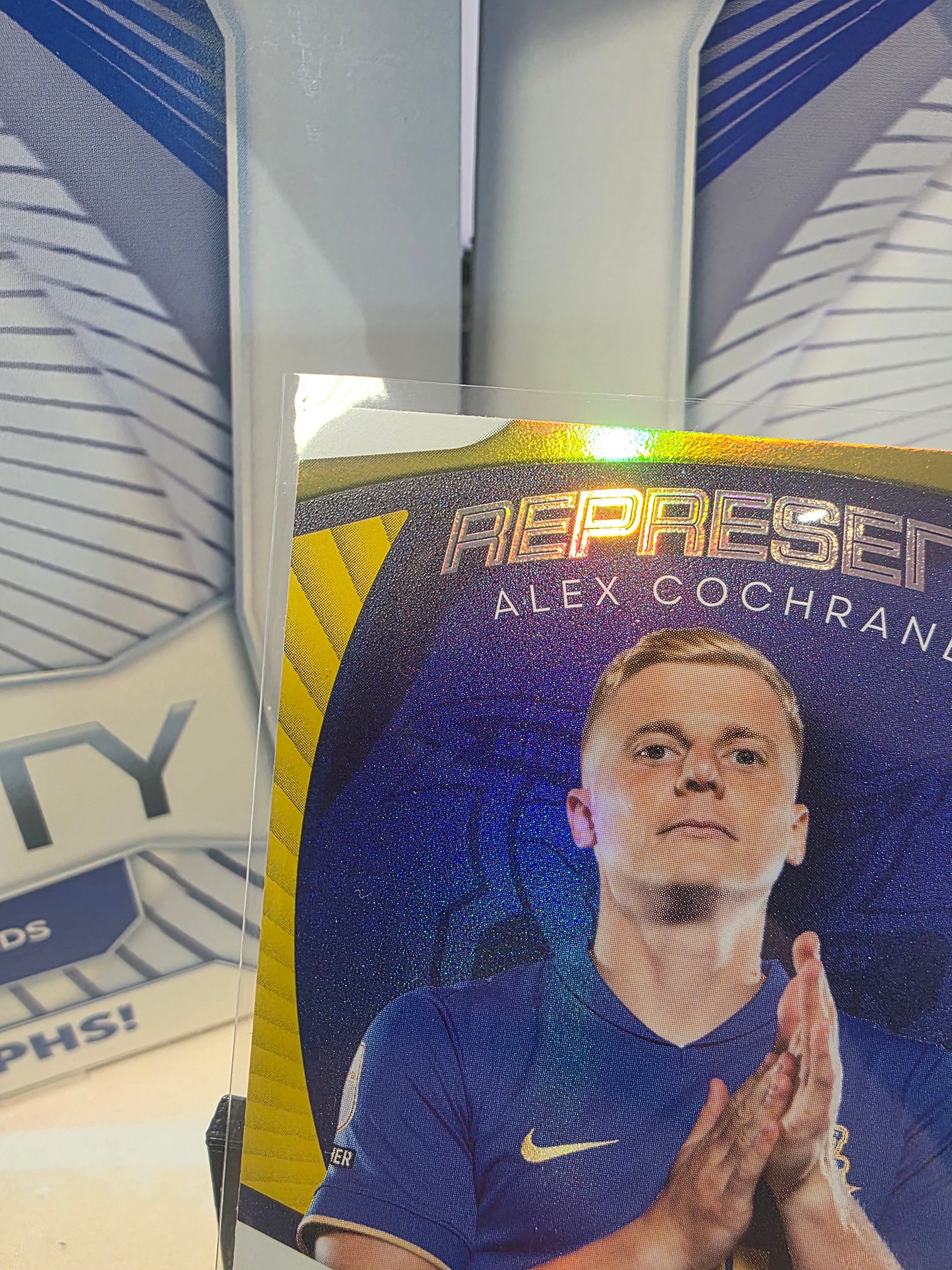 Panini: EFL Eternity Alex Cochrane 5/5 Bookend Gold Represent Birmingham FC