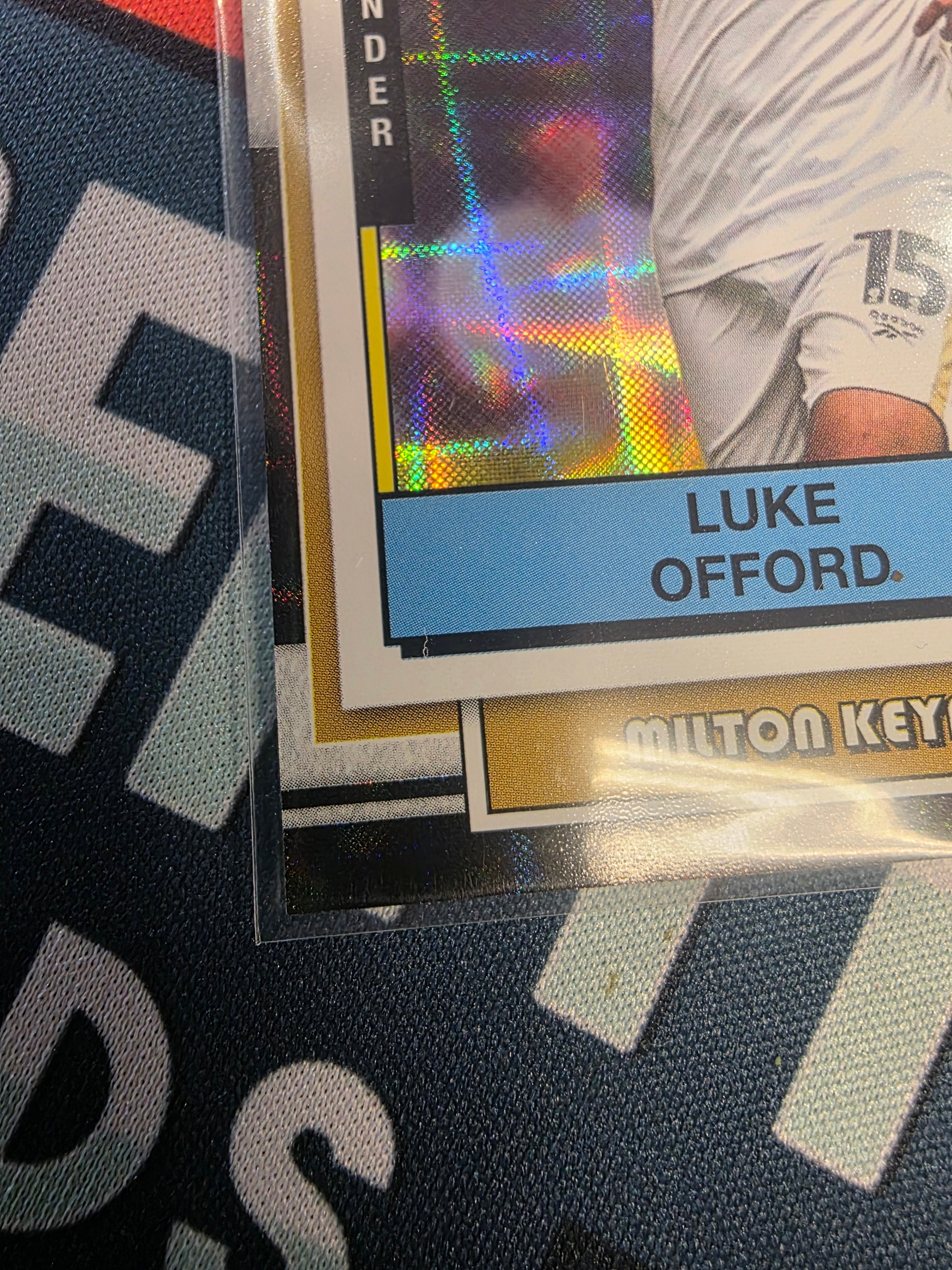 Luke Offord MK Dons Panini's Football EFL 1/1 NM BAS-65