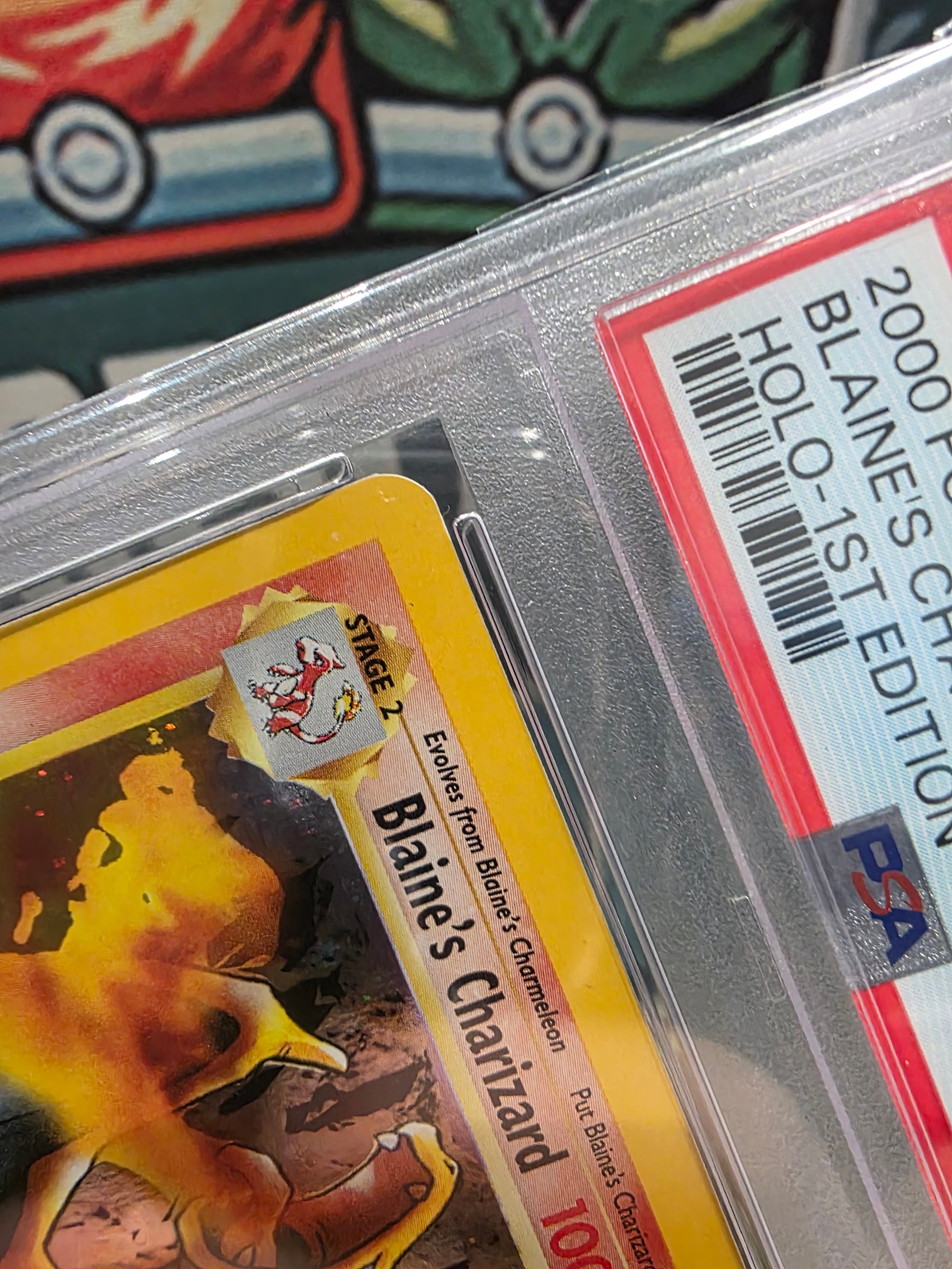 Blaine's Charizard Holo 2/132 1st Edition Gym Challenge 2000 PSA 9