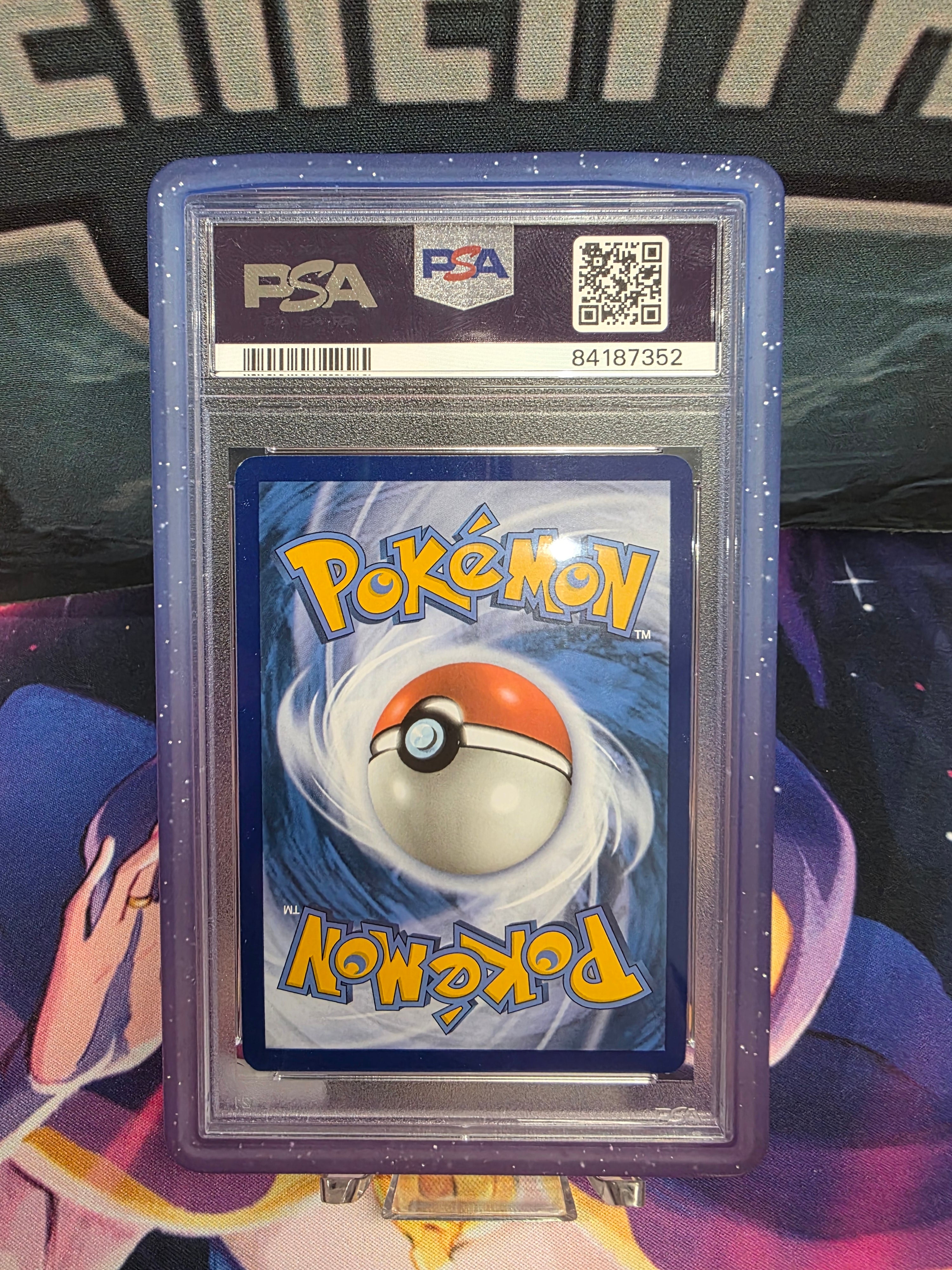 Charizard 199/165 SIR Scarlet & Violet 151 PSA 9 Slab with Grail Guard Royal Bumper