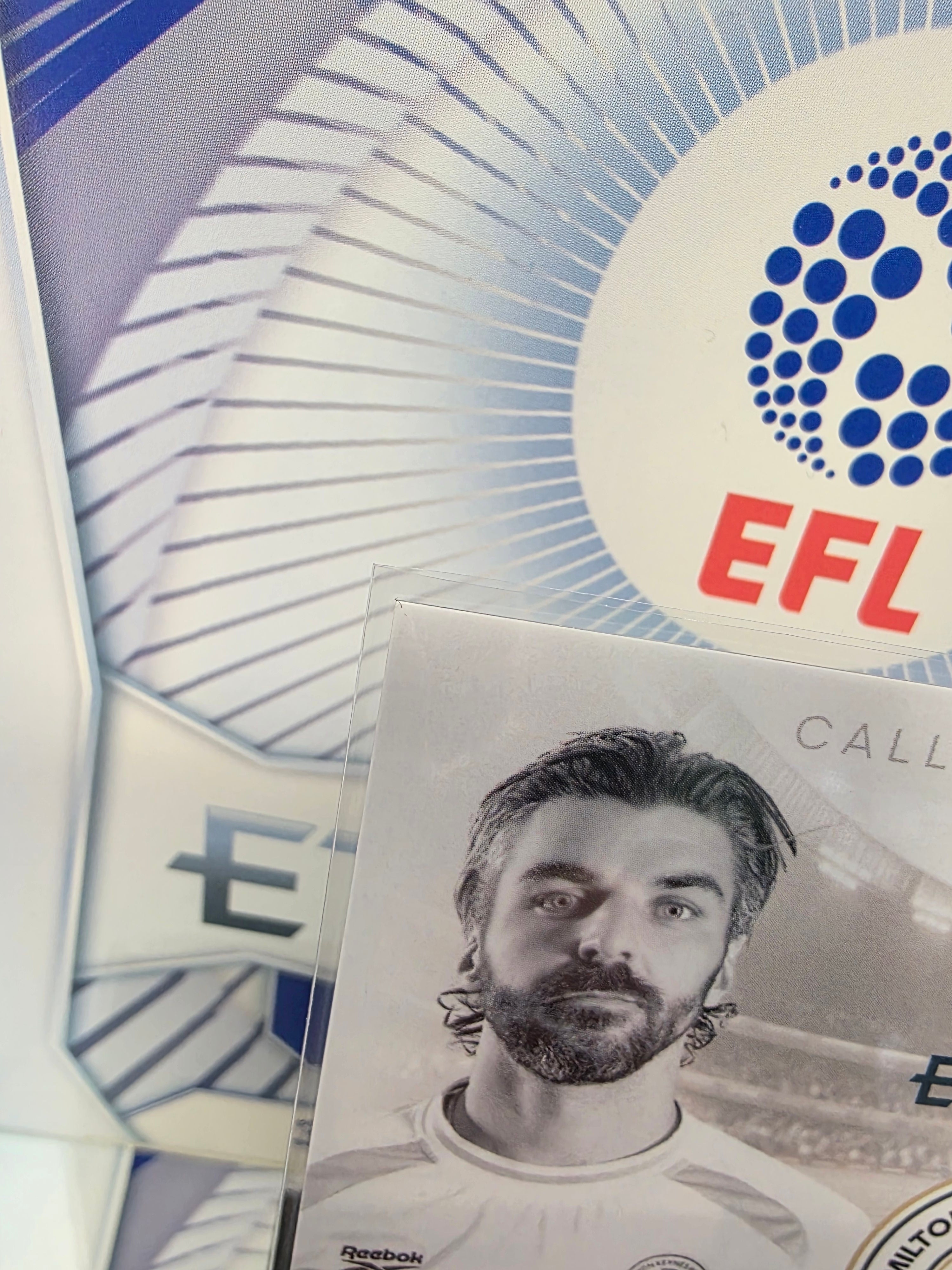 Panini: EFL Eternity Callum Paterson Auto 07/20 MK Dons FC Pack Fresh Print Error