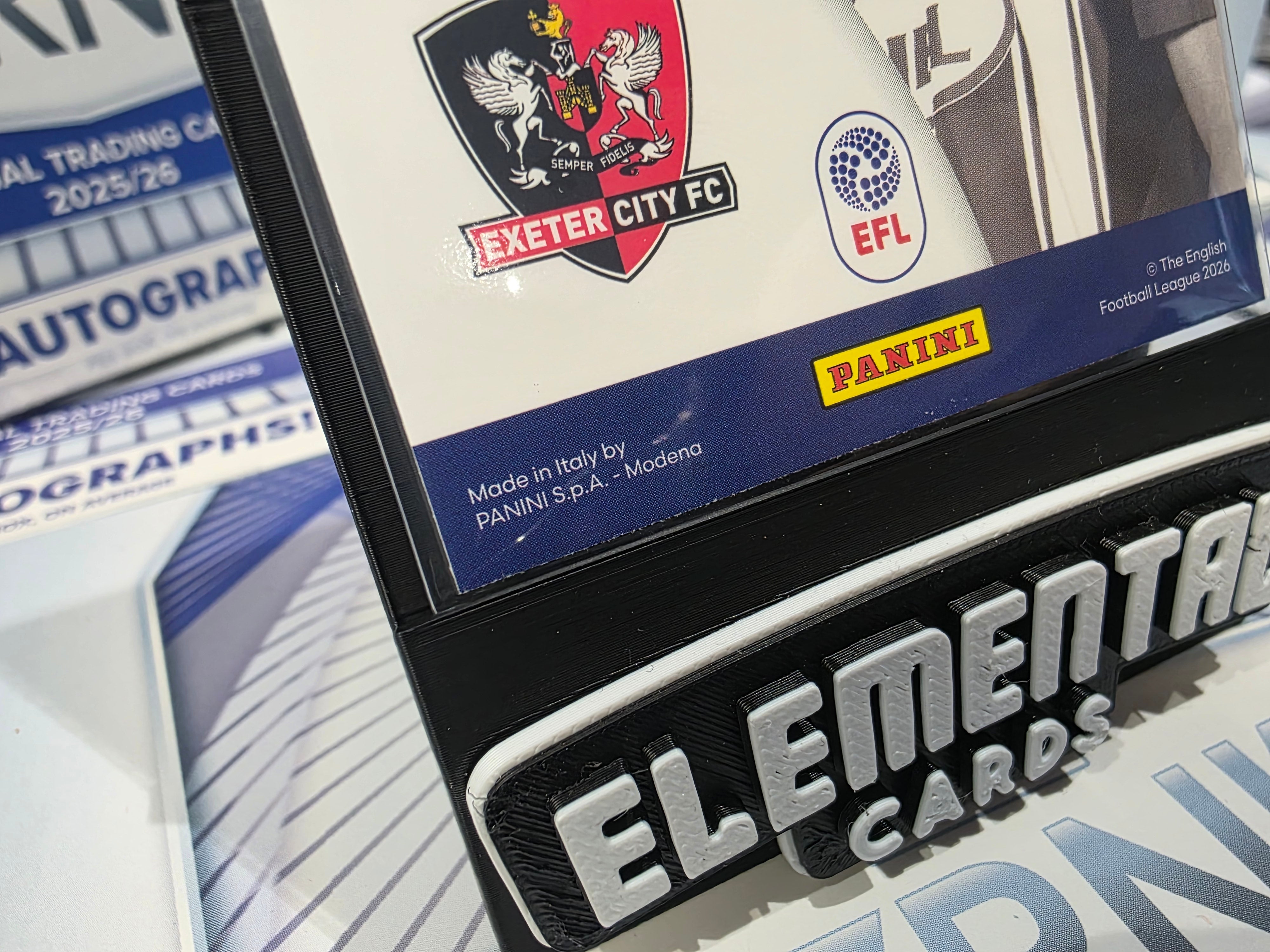 Panini: EFL Eternity Jack Fitzwater 25/50 Exeter CITY FC Represent