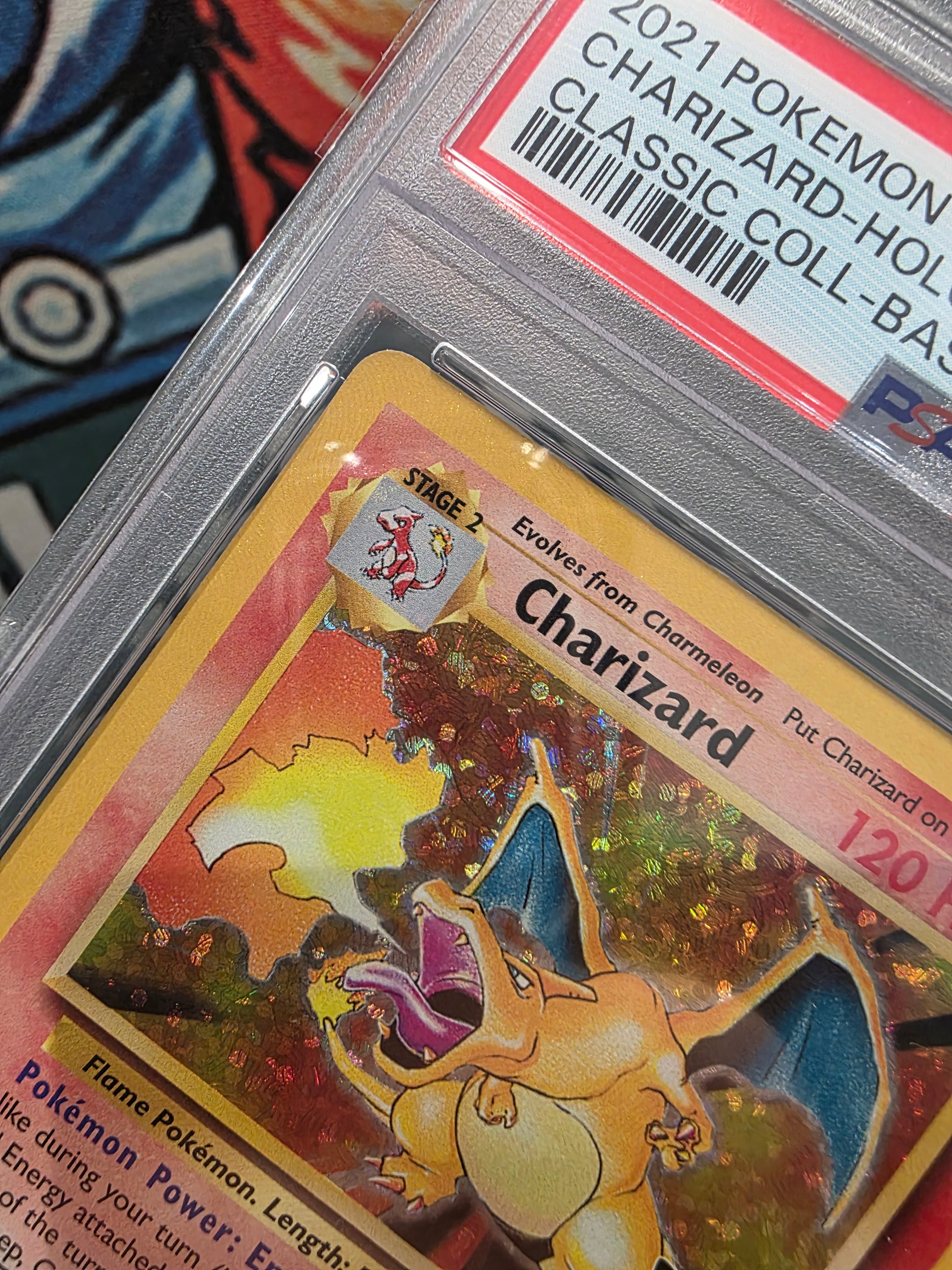 Charizard 4/102 Celebrations Holo Classic Collection PSA 9