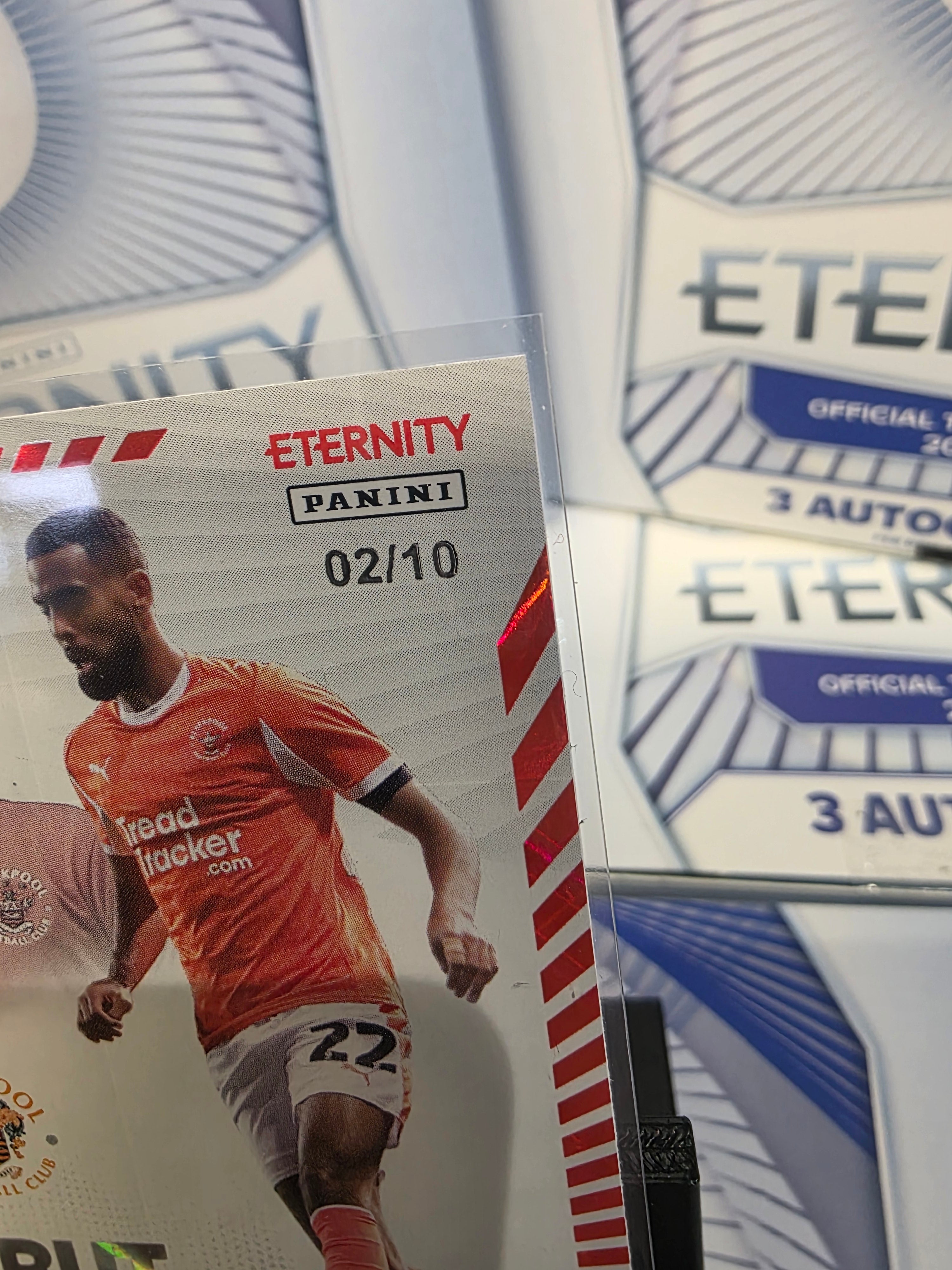 Panini: EFL Eternity CJ Hamilton 02/10 Debut Blackpool FC