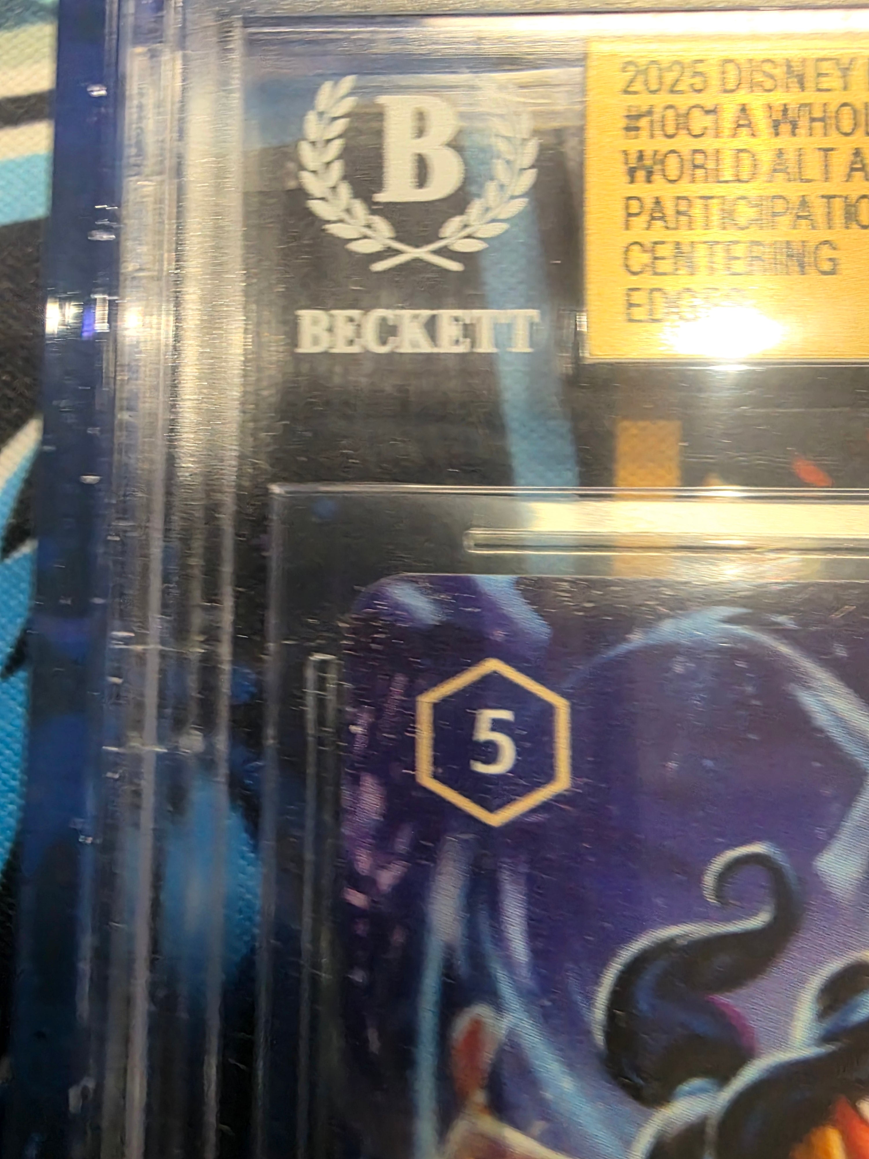 A Whole New World BGS 10 World Lorcana Championship Promo 10/C1 Pop 5 Aladdin with Grail Guard Pro
