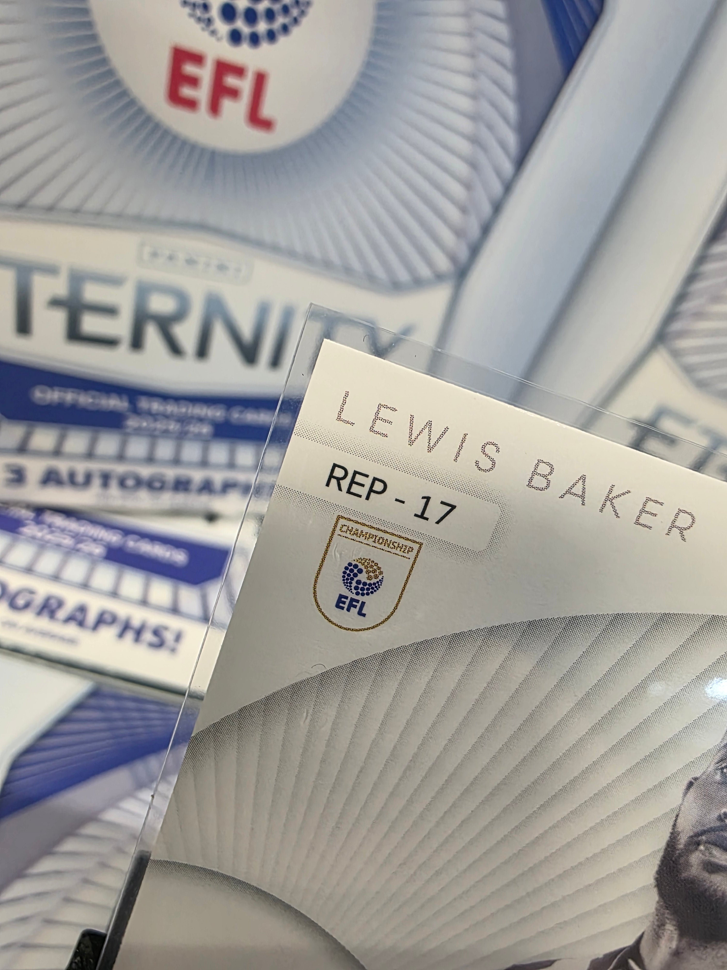 Panini: EFL Eternity Lewis Baker 37/50 Stoke City Represent